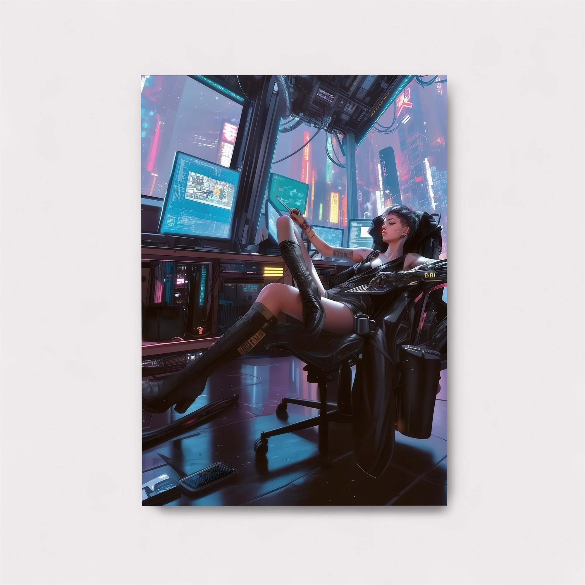 Cyberpunk Serenity Safe Wall Magnetic / M