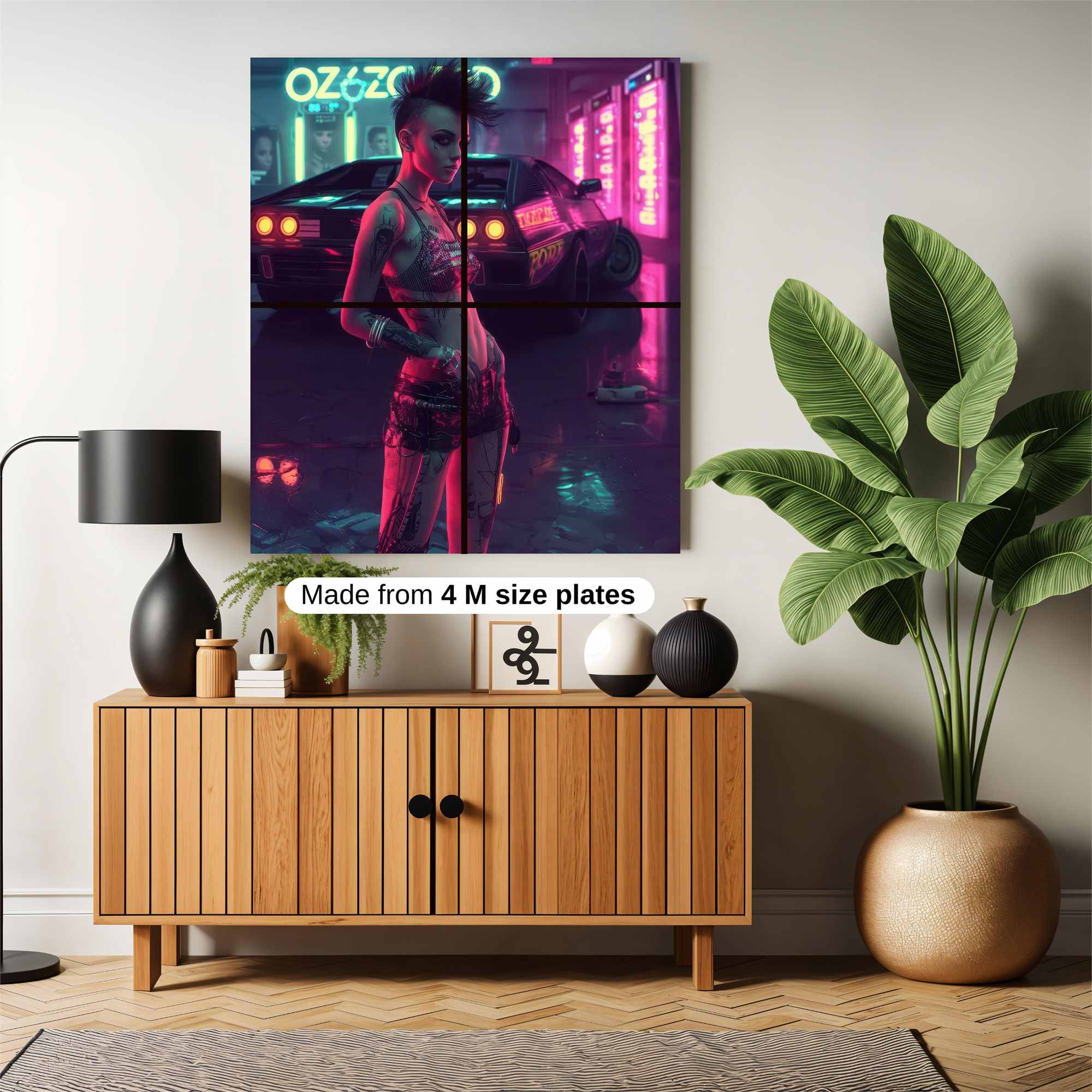 Neon Rebel Safe Wall Magnetic / M