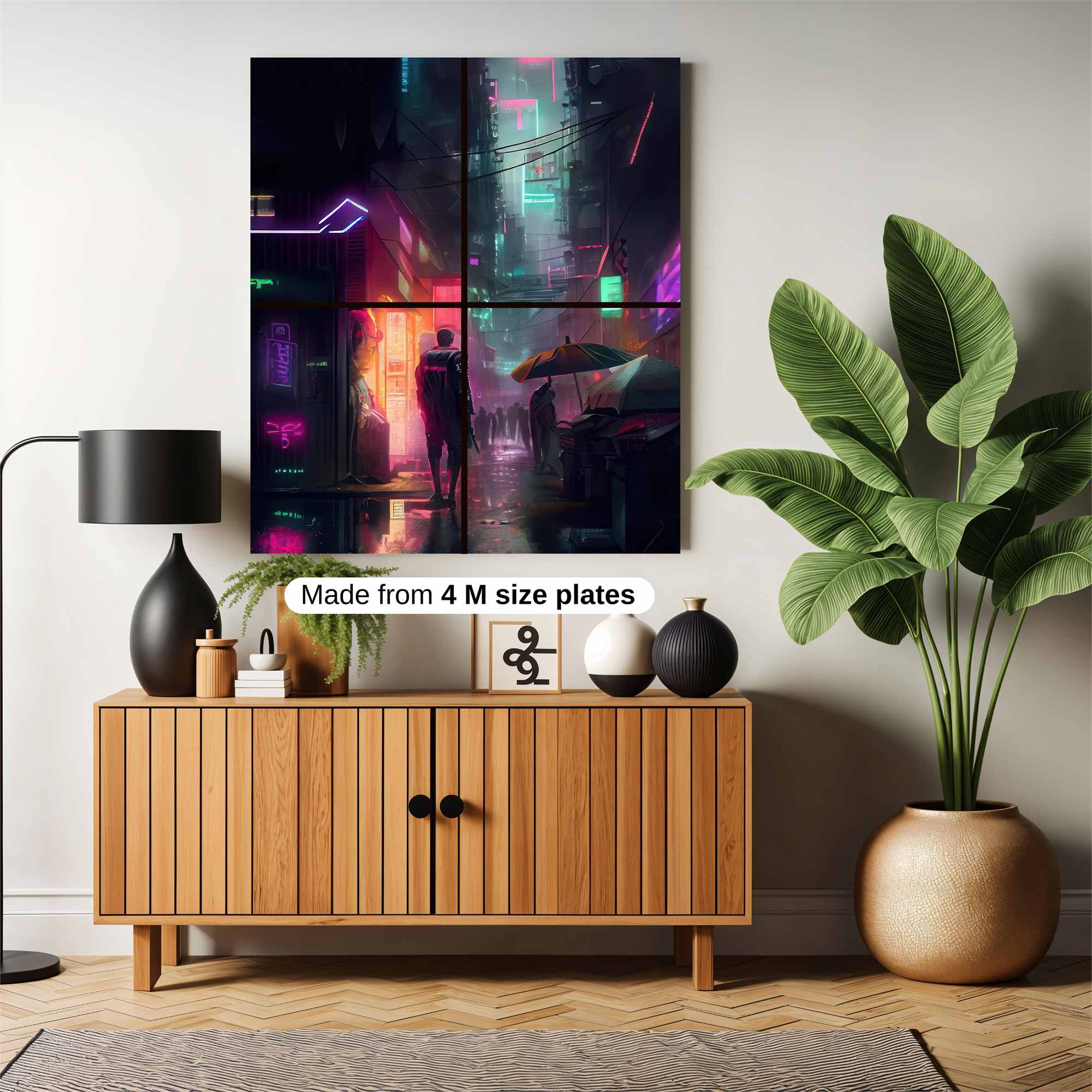 Neon Solitude Safe Wall Magnetic / M