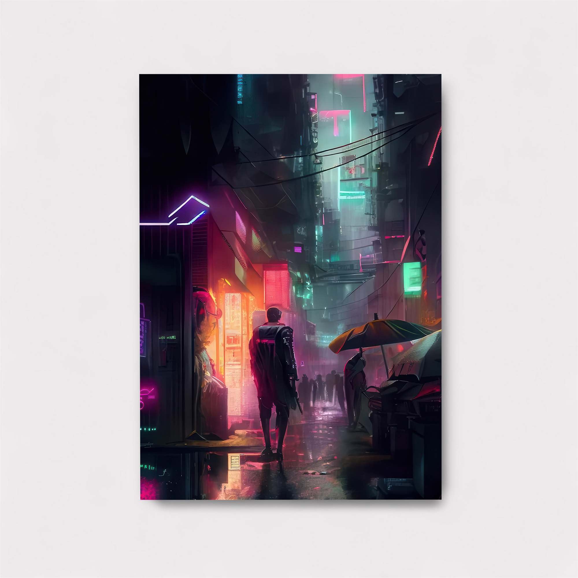 Neon Solitude Safe Wall Magnetic / M