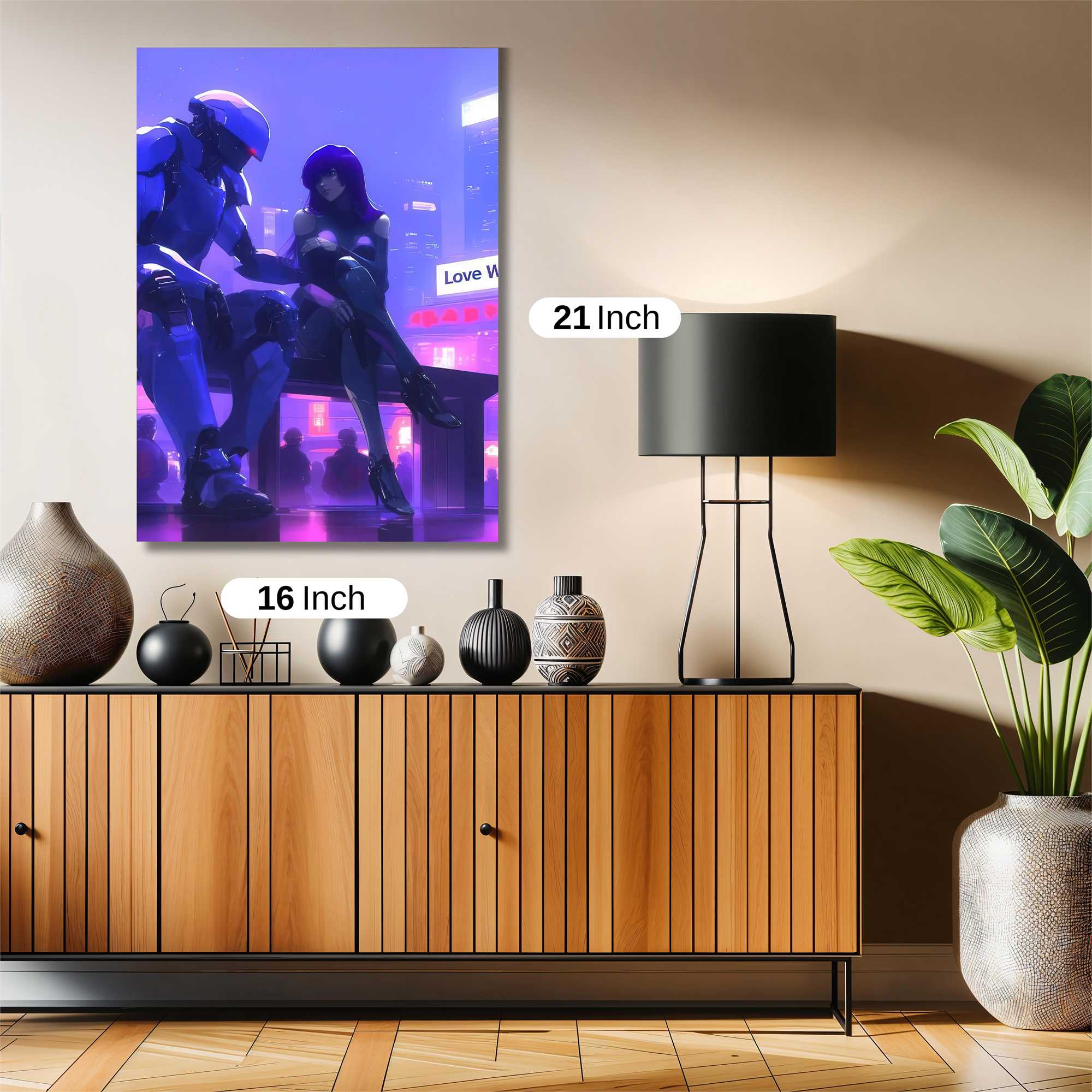 Robot Romance Safe Wall Magnetic / M