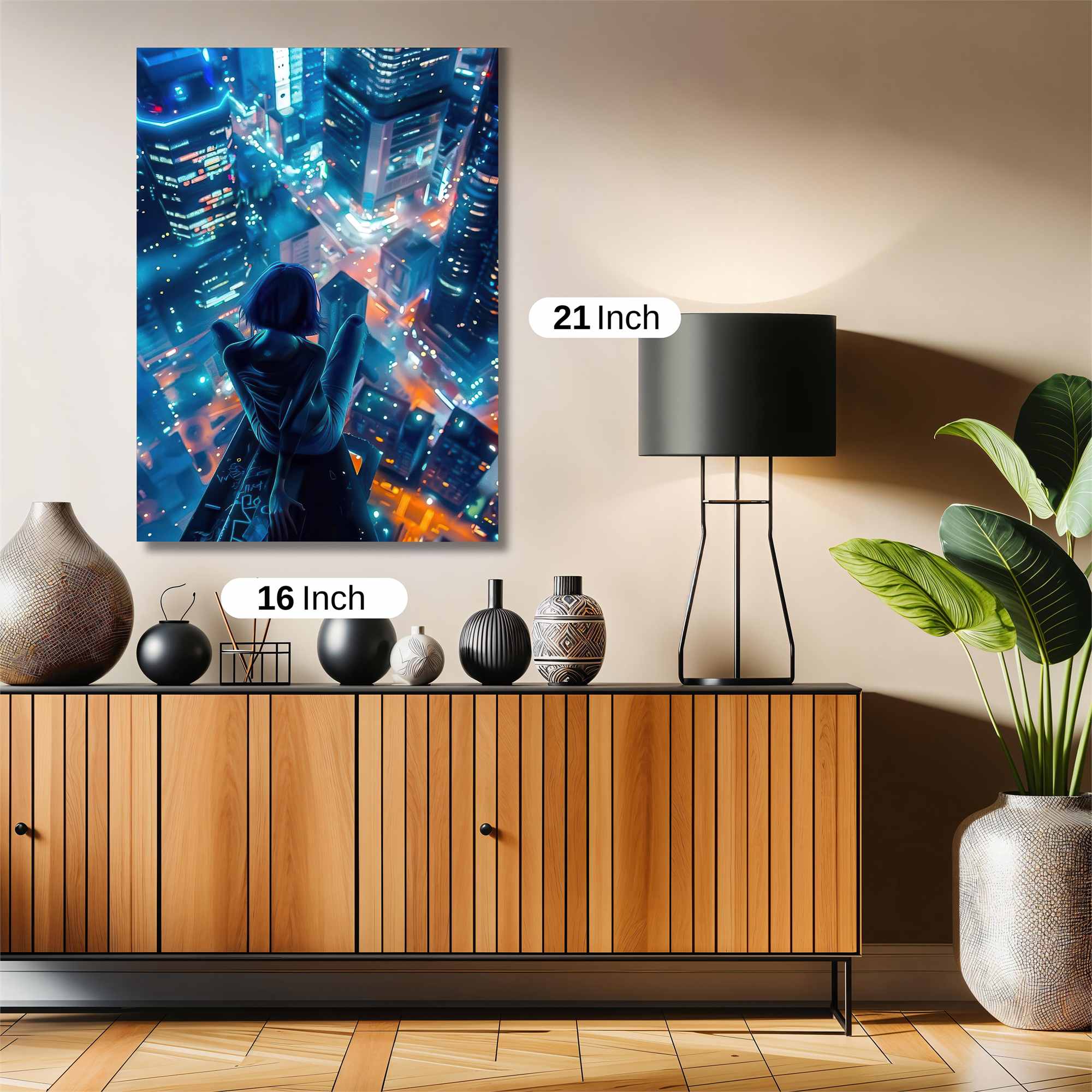 Neon Solitude Safe Wall Magnetic / M