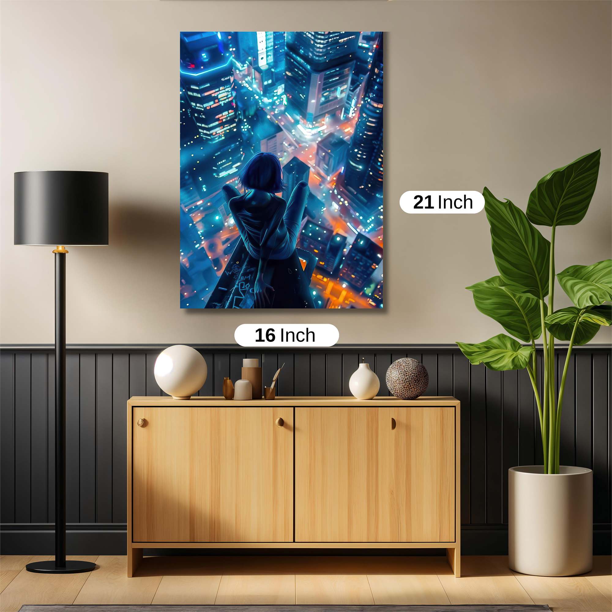 Neon Solitude Safe Wall Magnetic / M