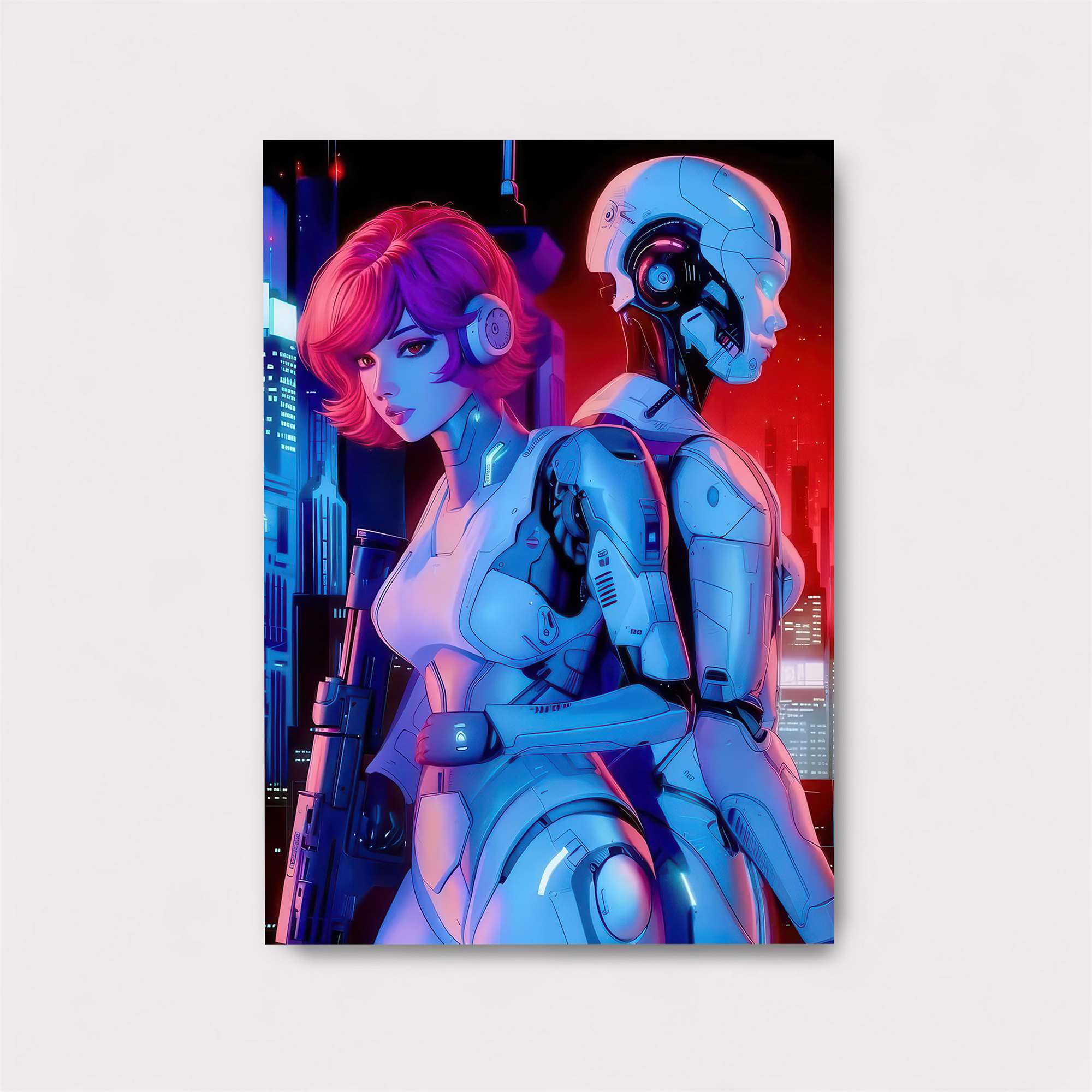 Cyberpunk Rebellion Safe Wall Magnetic / M