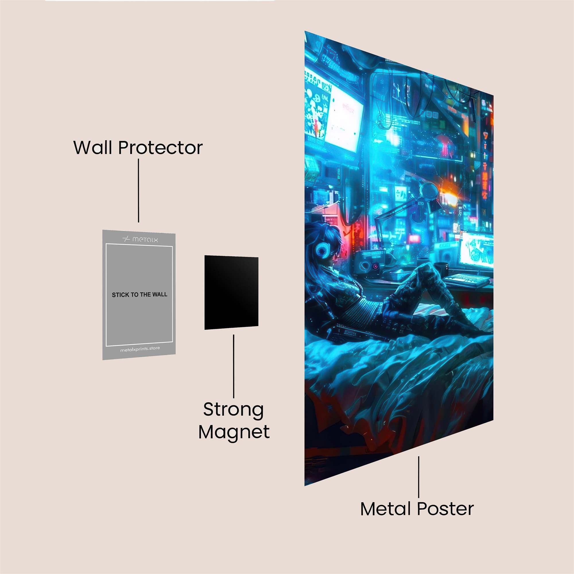 Cyberpunk Serenity Safe Wall Magnetic / M