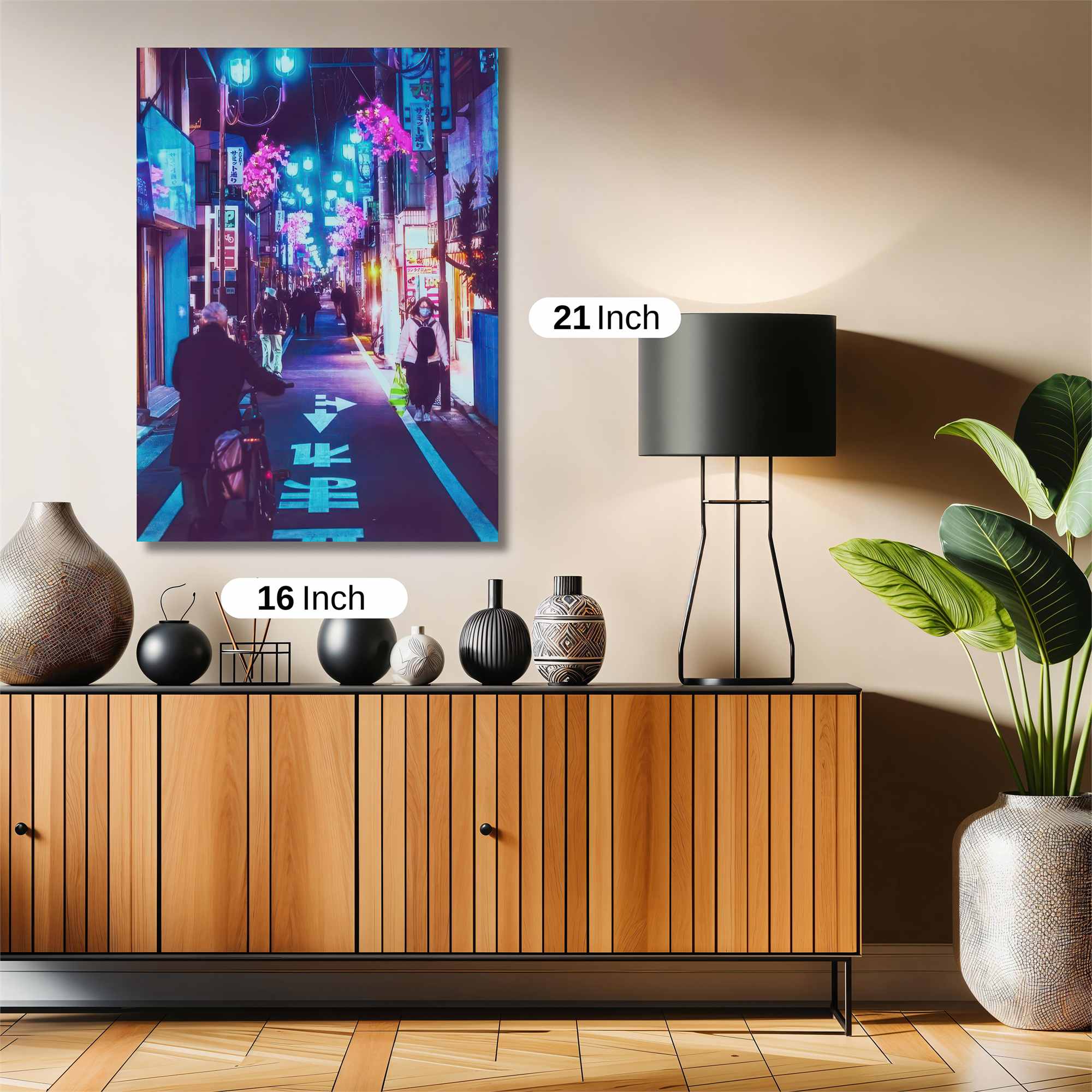 Neon Dreamscape Safe Wall Magnetic / M