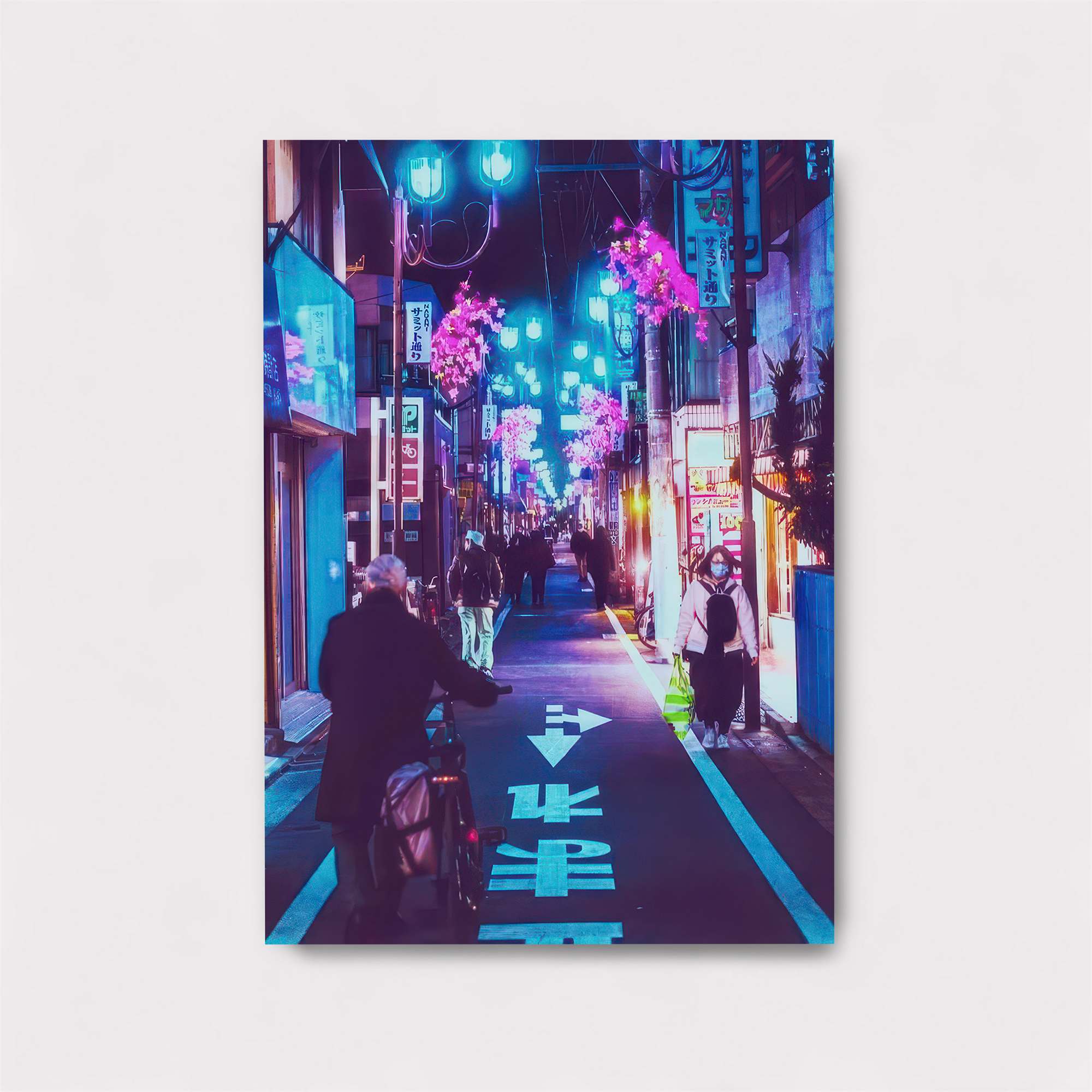 Neon Dreamscape Safe Wall Magnetic / M