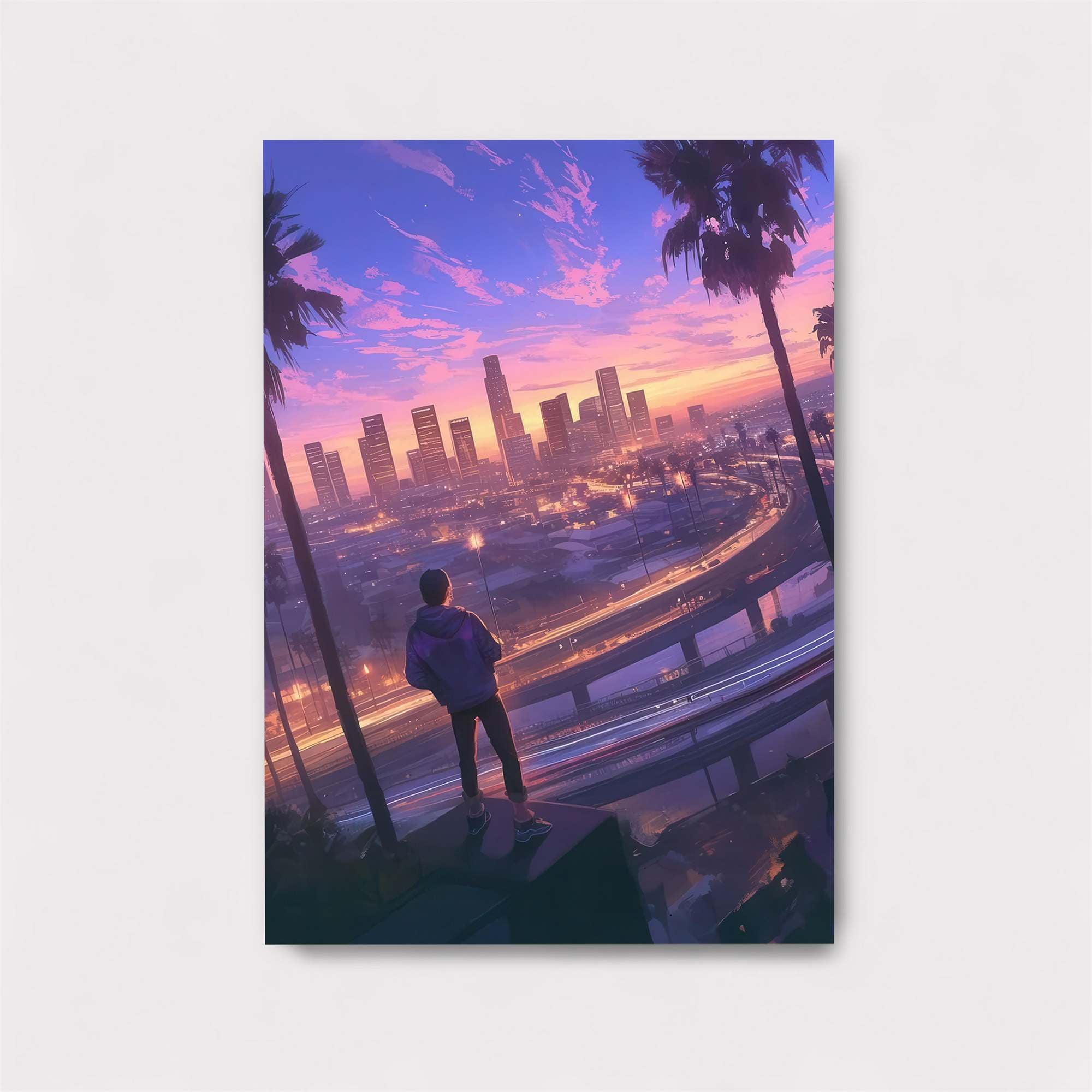 Cityscape Serenity Safe Wall Magnetic / M