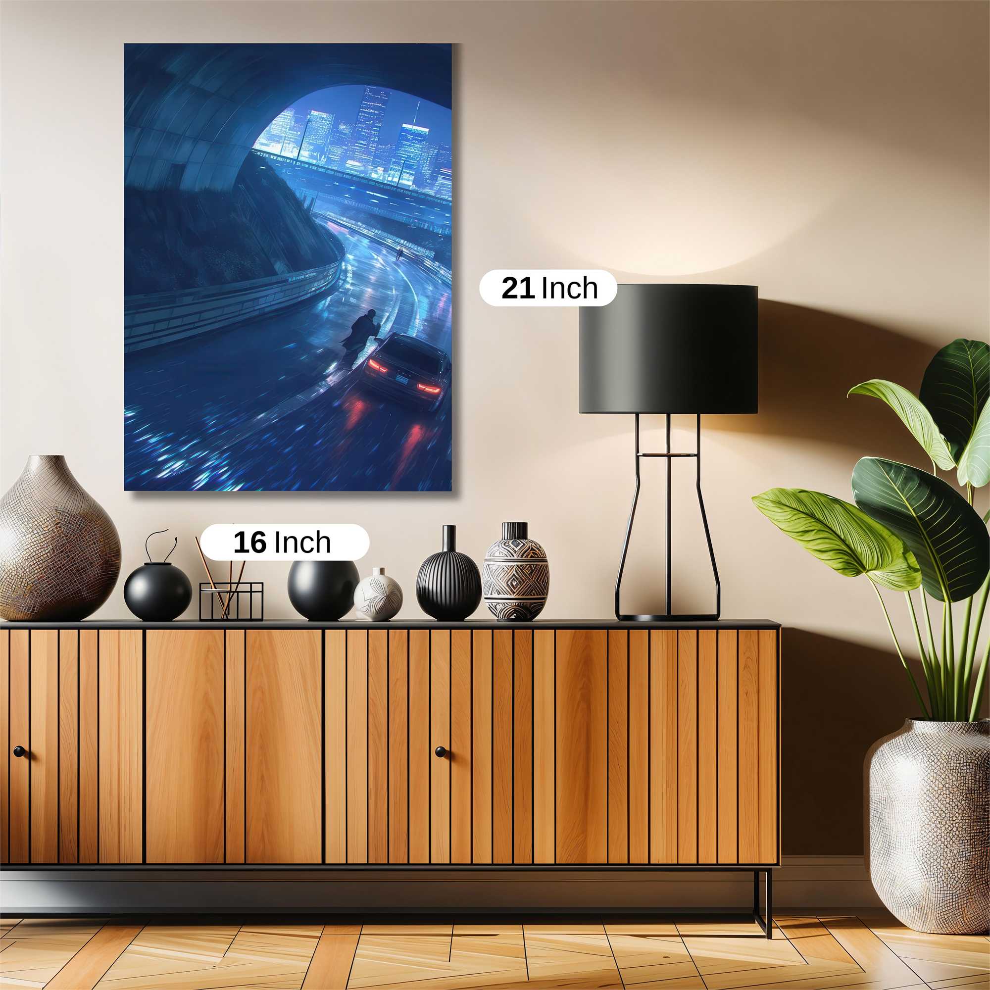 Cityscape Escape Safe Wall Magnetic / M