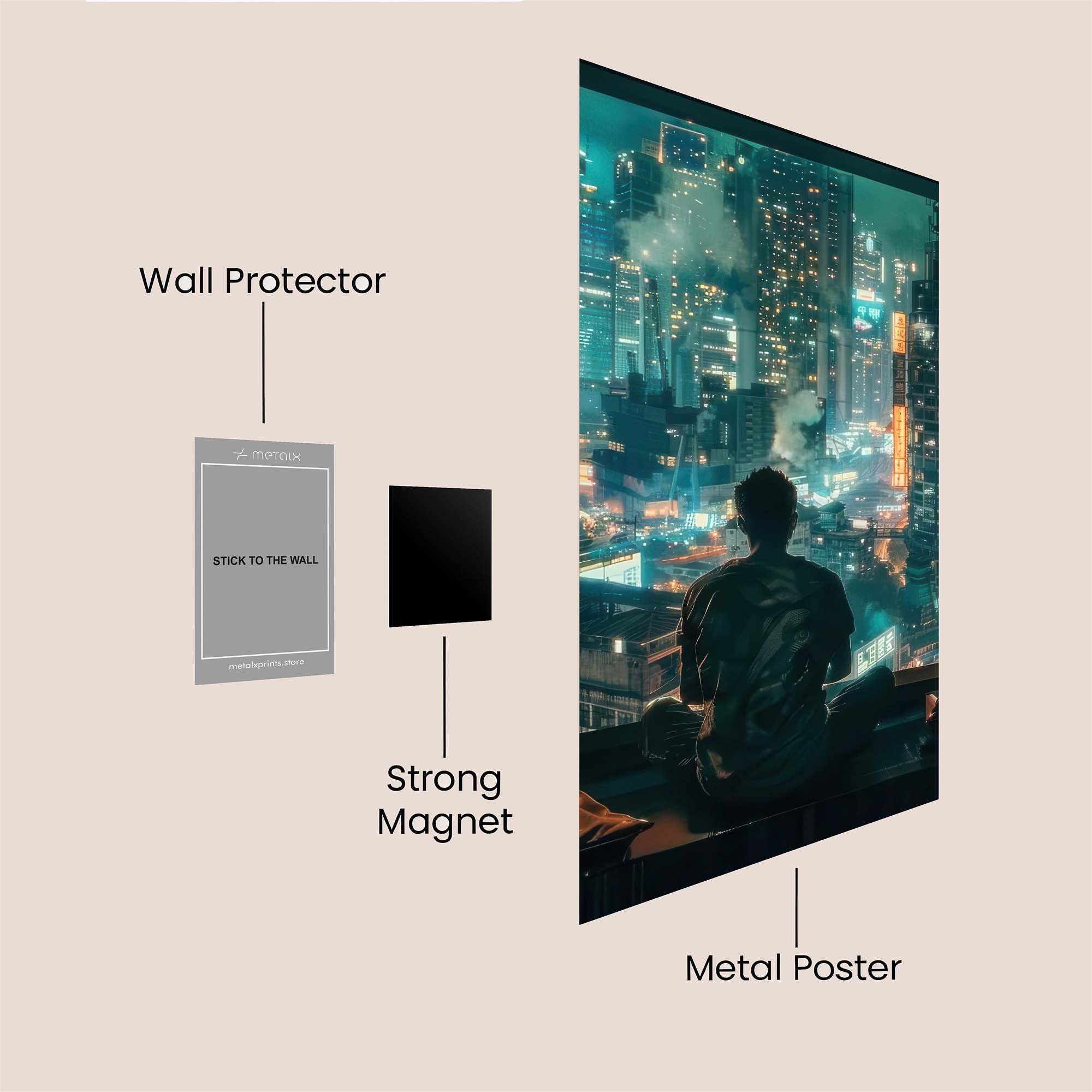City Reverie Safe Wall Magnetic / M