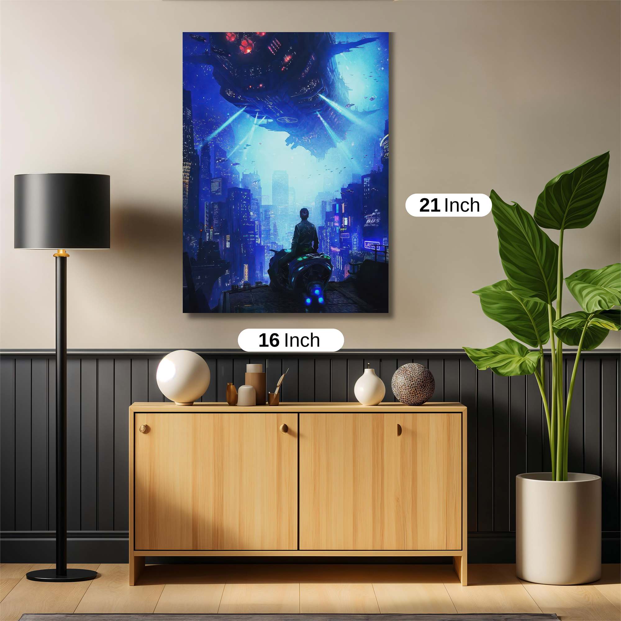 Alien Arrival Safe Wall Magnetic / M