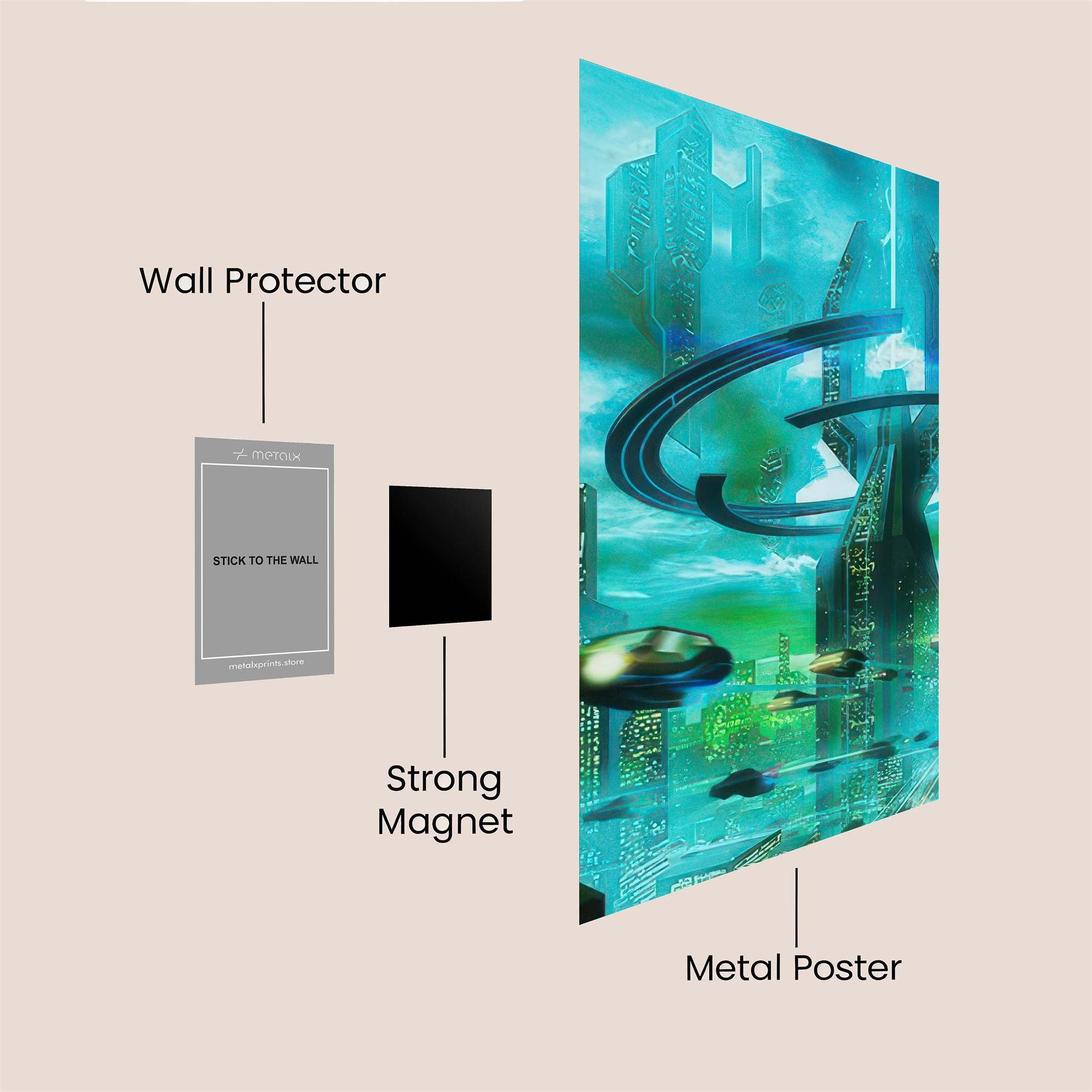 EcoSanctuary Serenity Safe Wall Magnetic / M