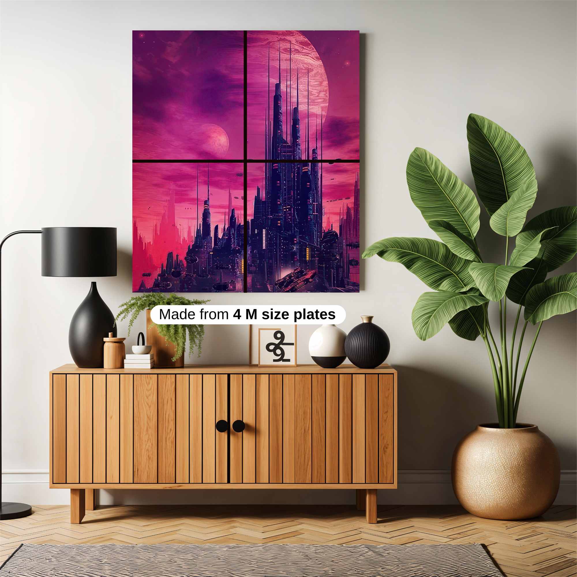 Neon Metropolis Safe Wall Magnetic / M