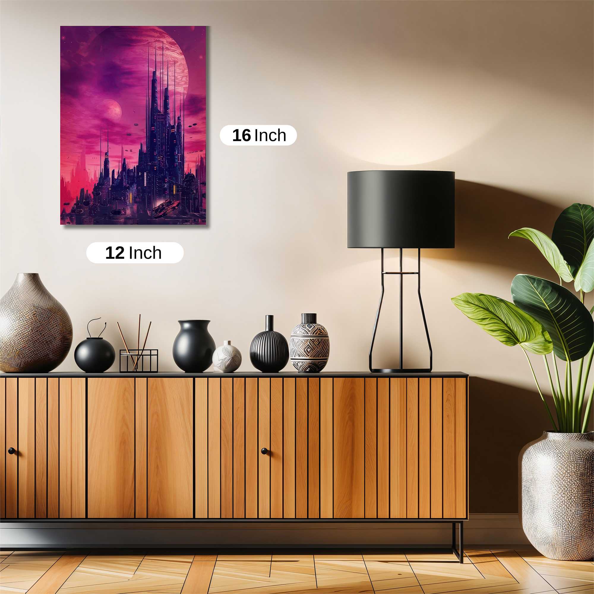 Neon Metropolis Safe Wall Magnetic / M