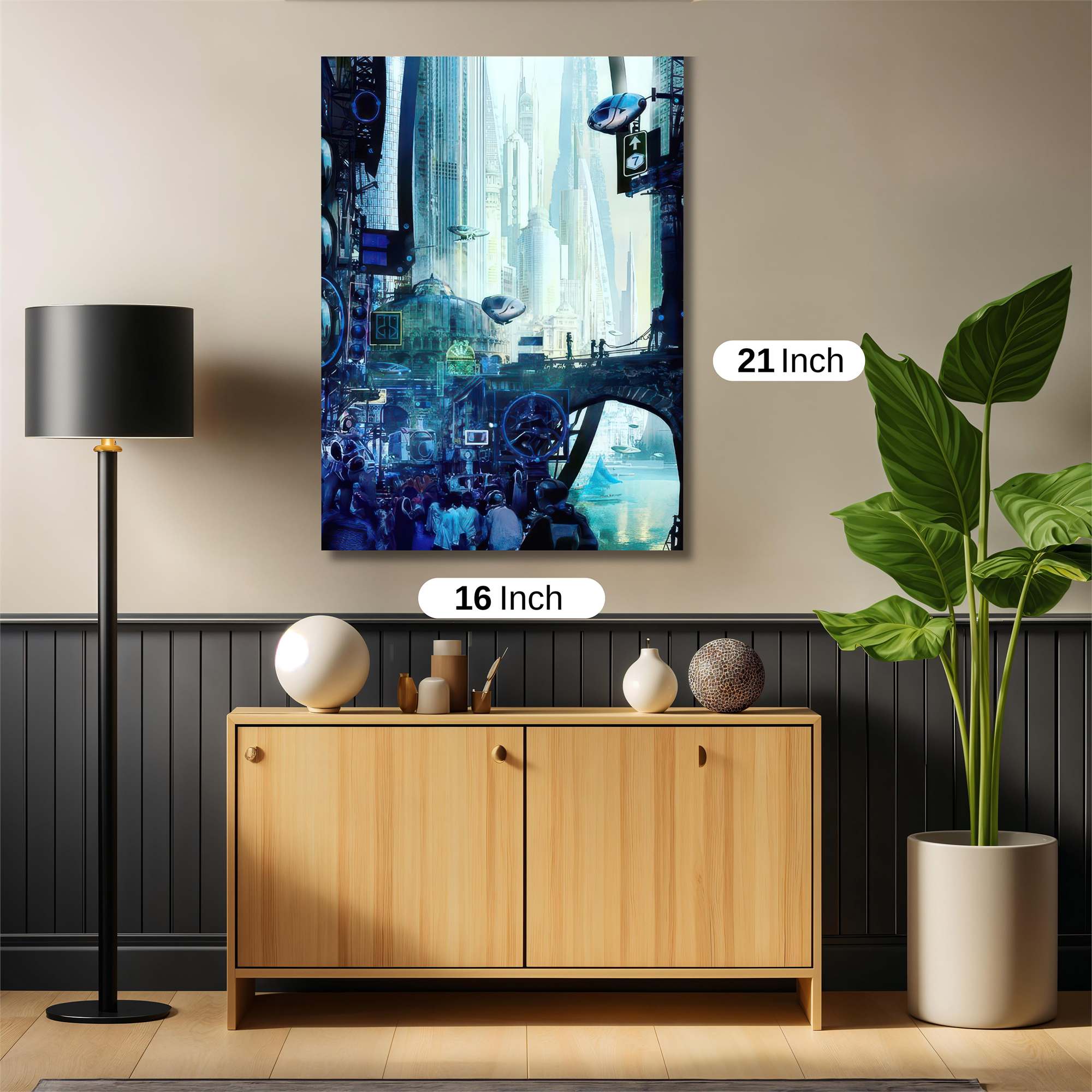 Metropolis Dream Safe Wall Magnetic / M