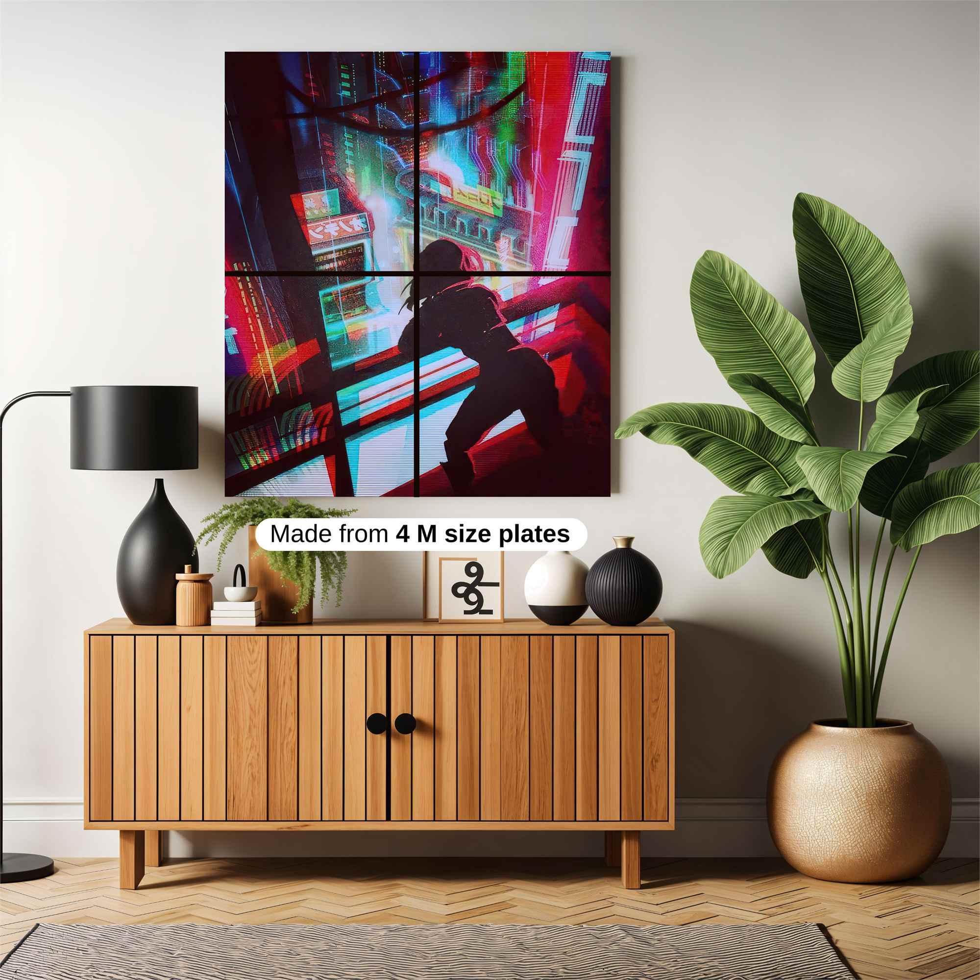 Cyberpunk Solitude Safe Wall Magnetic / M