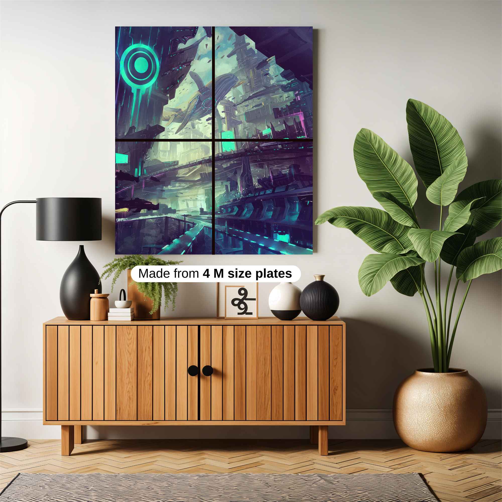 Cyber Serenity Safe Wall Magnetic / M