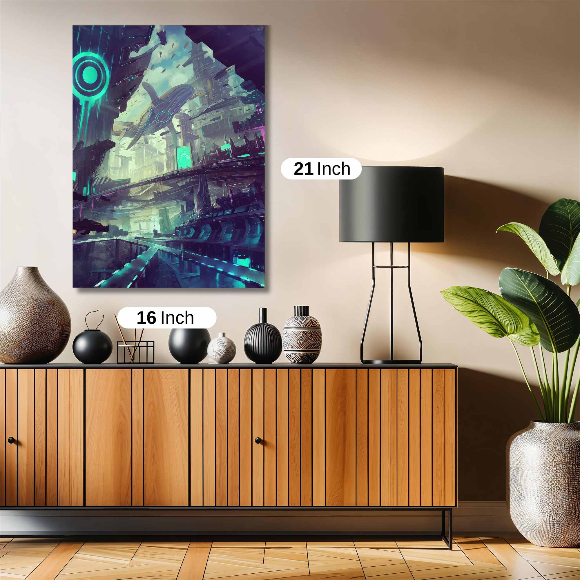 Cyber Serenity Safe Wall Magnetic / M