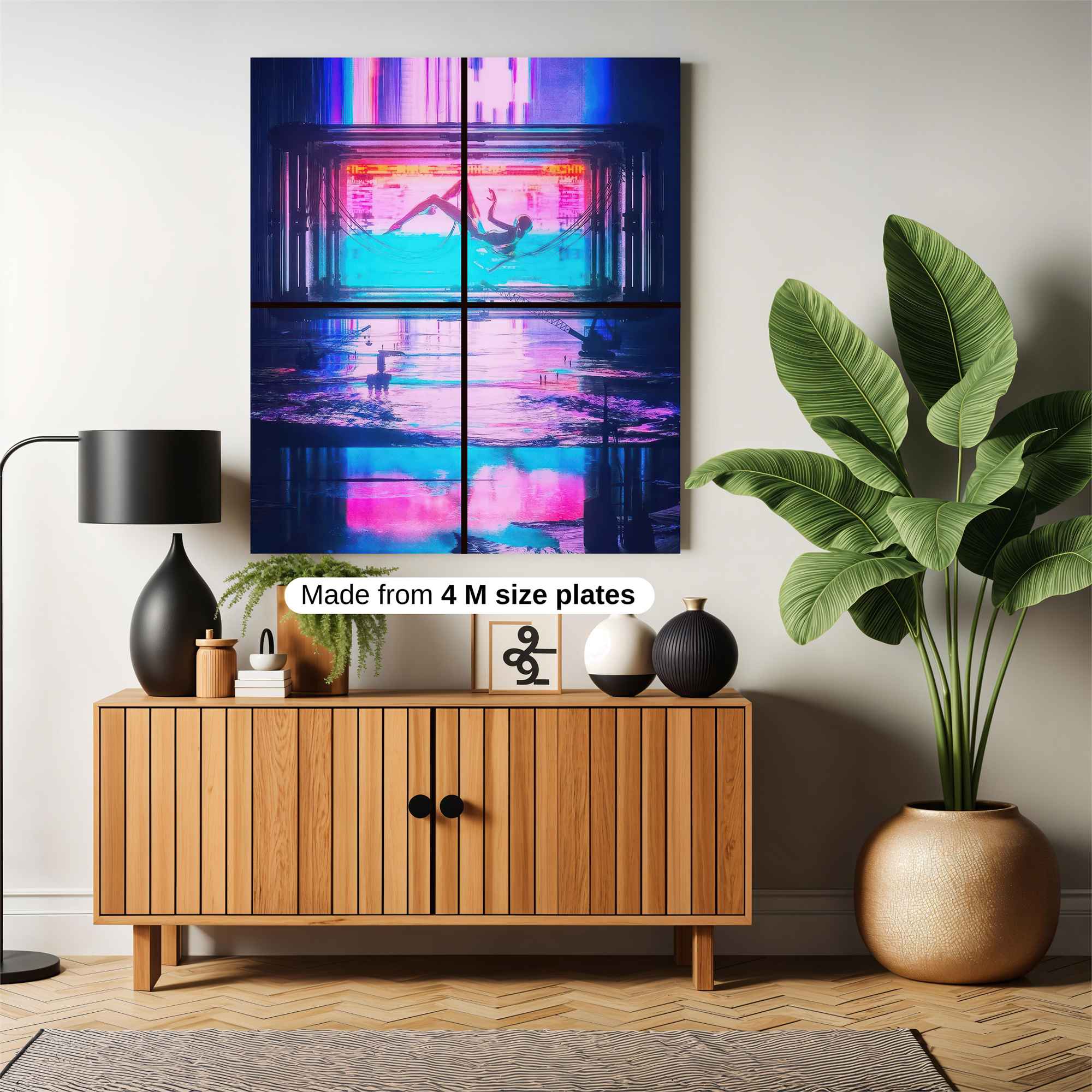 Neon Descent Safe Wall Magnetic / M