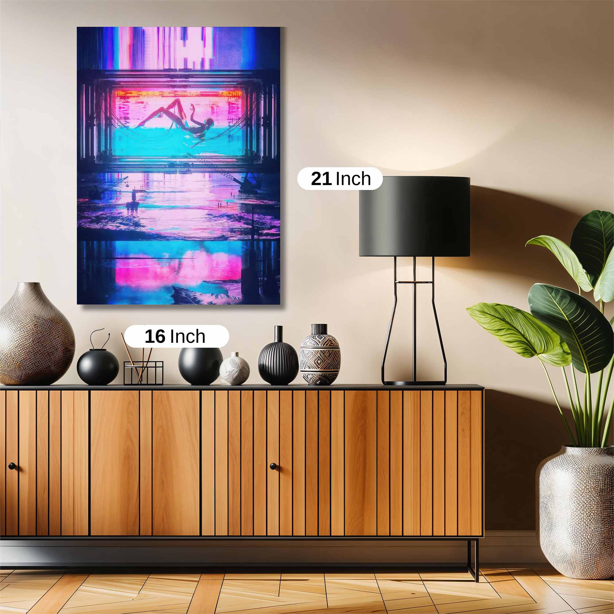 Neon Descent Safe Wall Magnetic / M