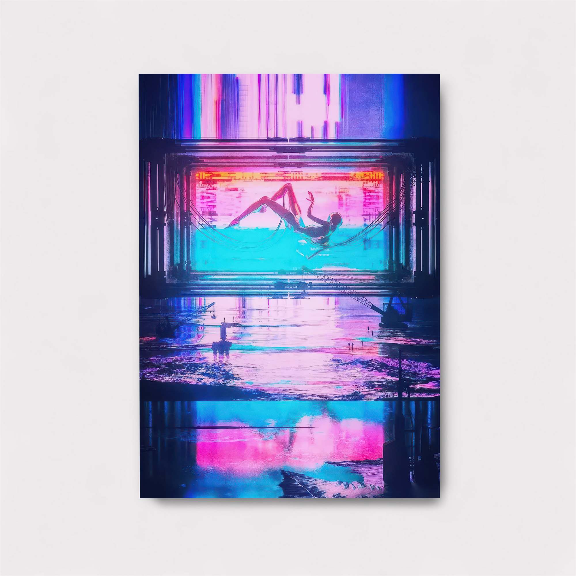 Neon Descent Safe Wall Magnetic / M