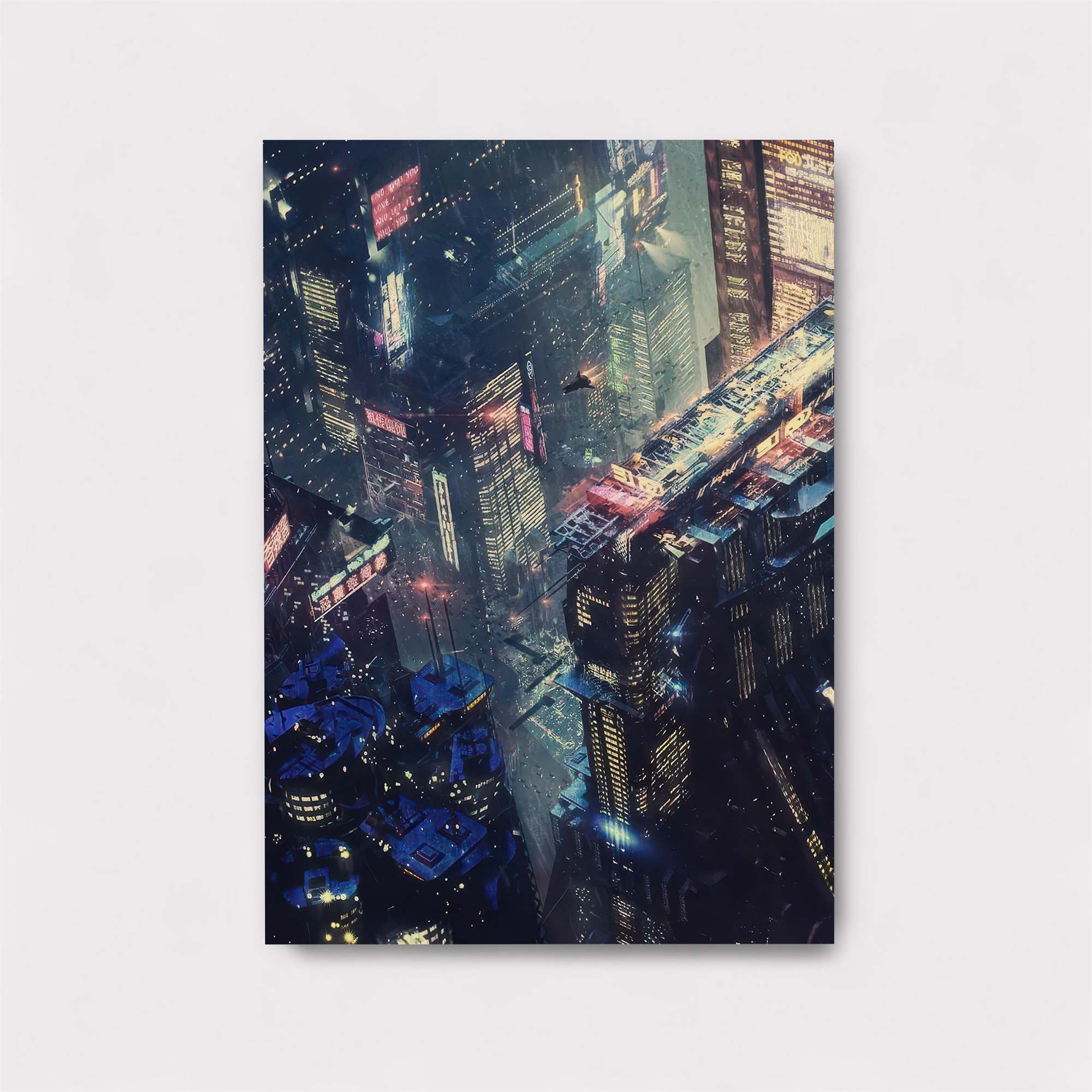 Cyberpunk Dreamscape Safe Wall Magnetic / M