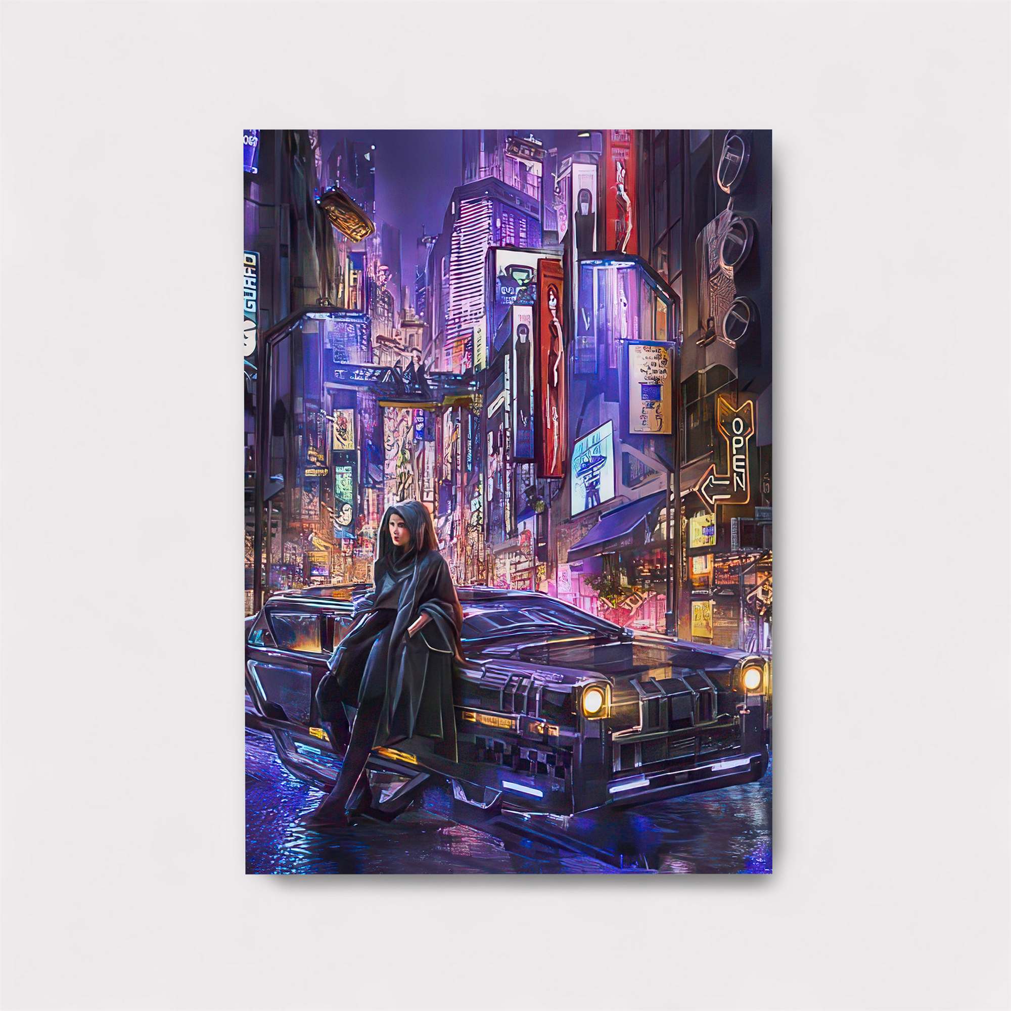 Cyberpunk Solitude Safe Wall Magnetic / M