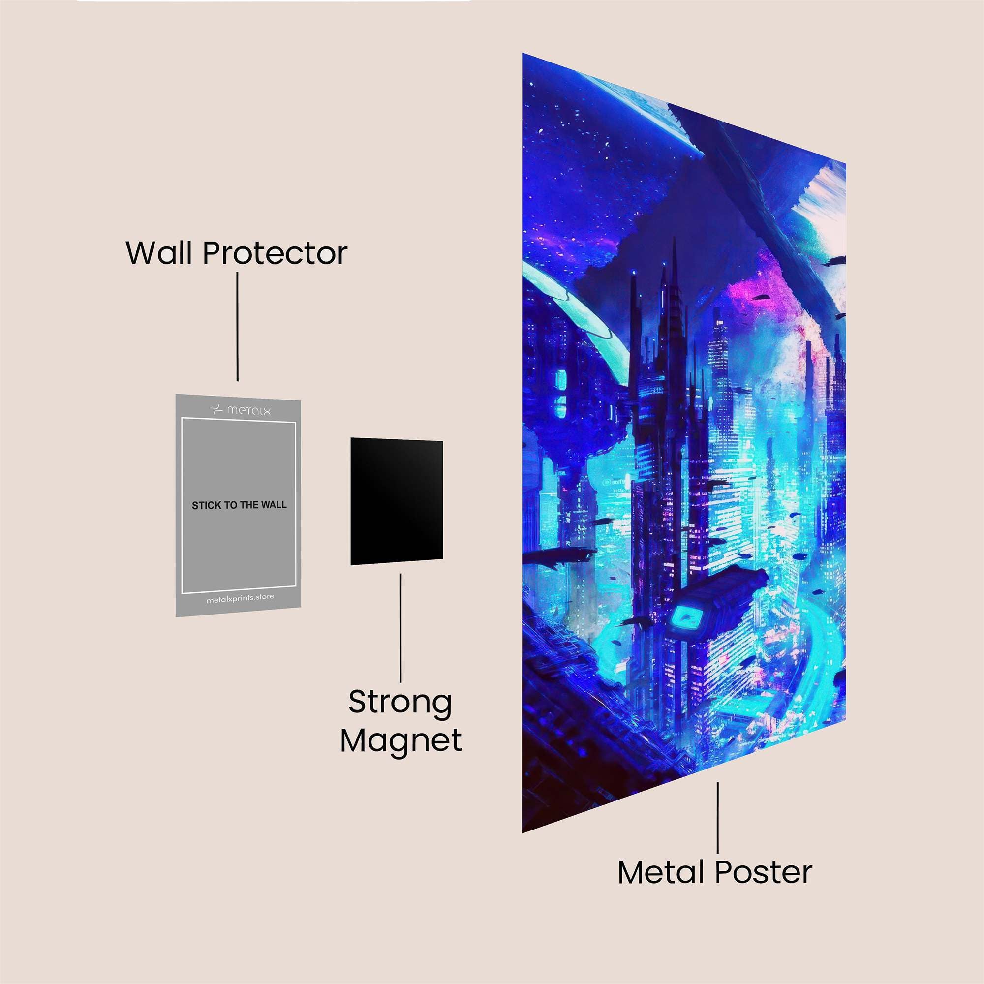 NeonDream Safe Wall Magnetic / M