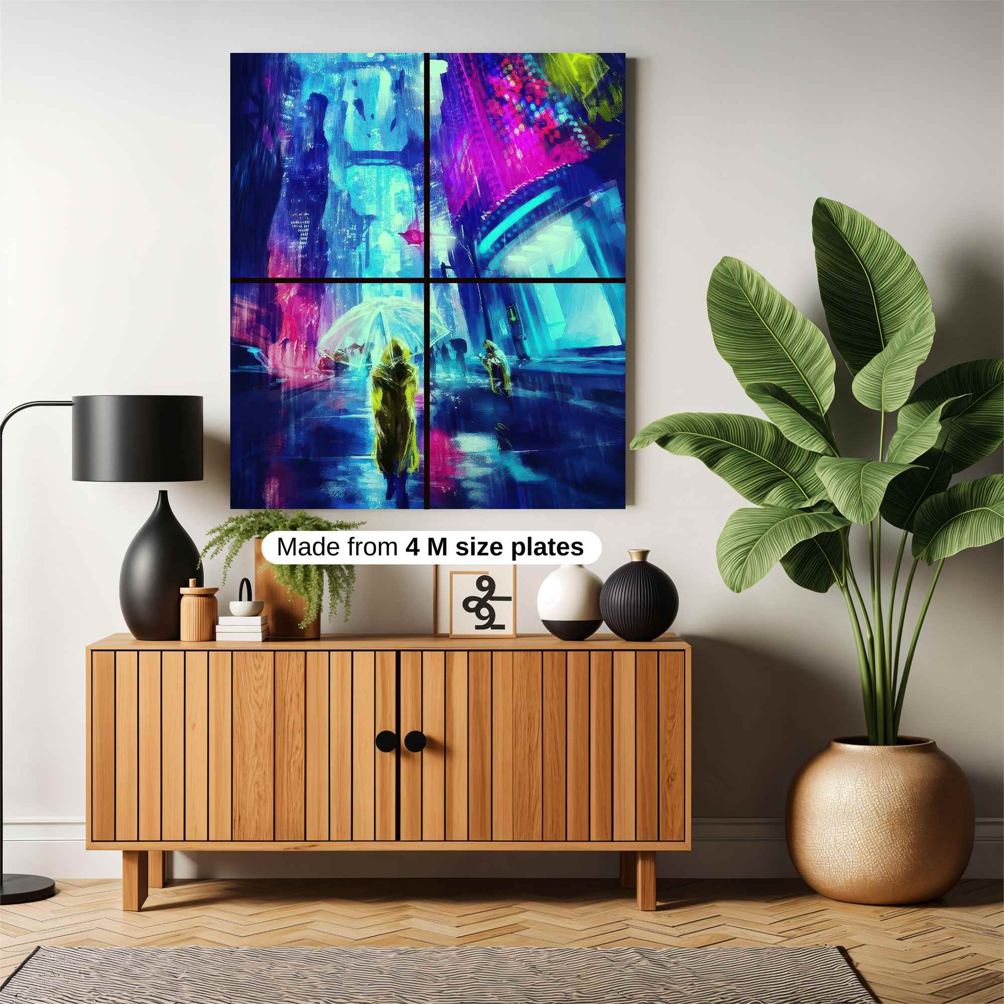 Neon Serenity Safe Wall Magnetic / M