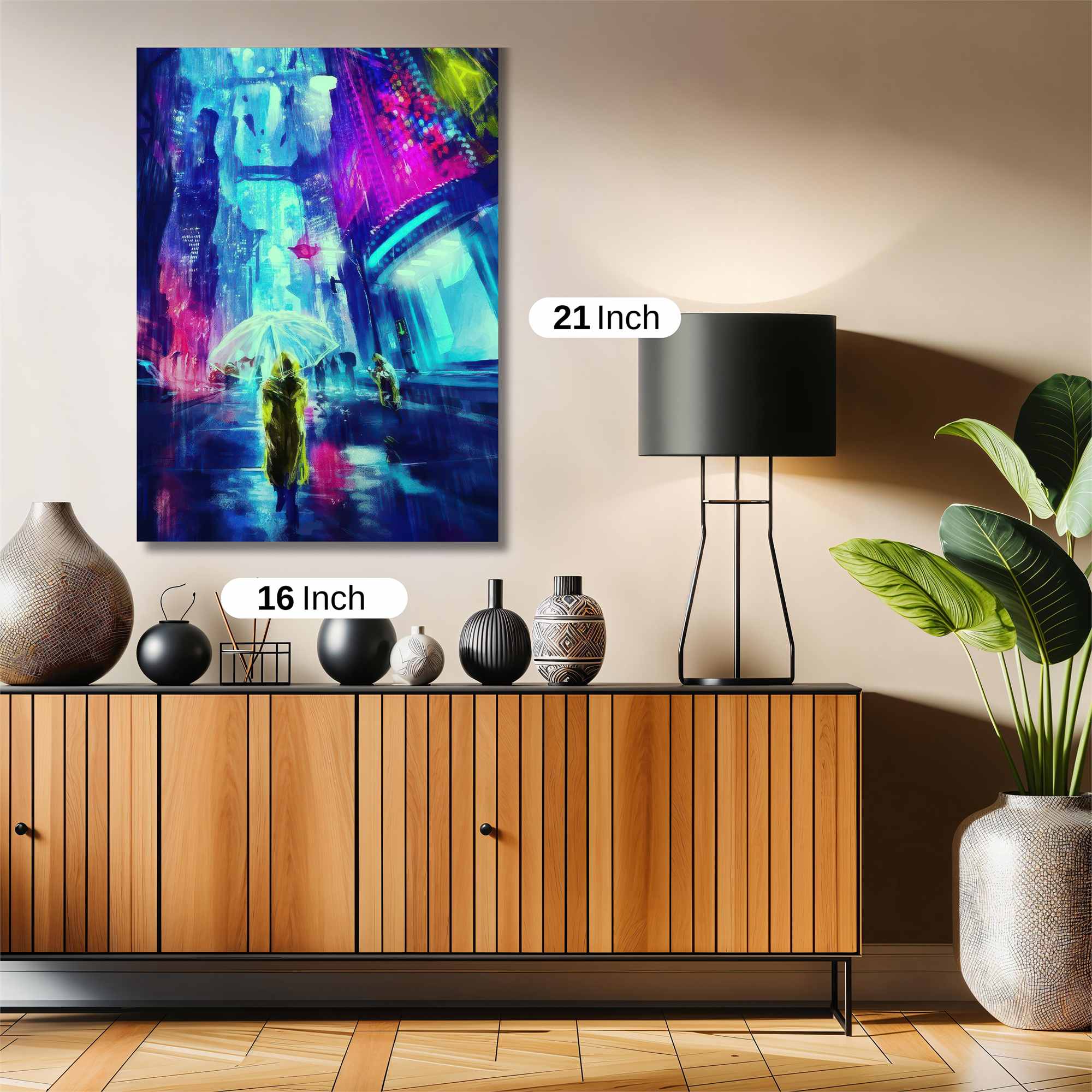 Neon Serenity Safe Wall Magnetic / M