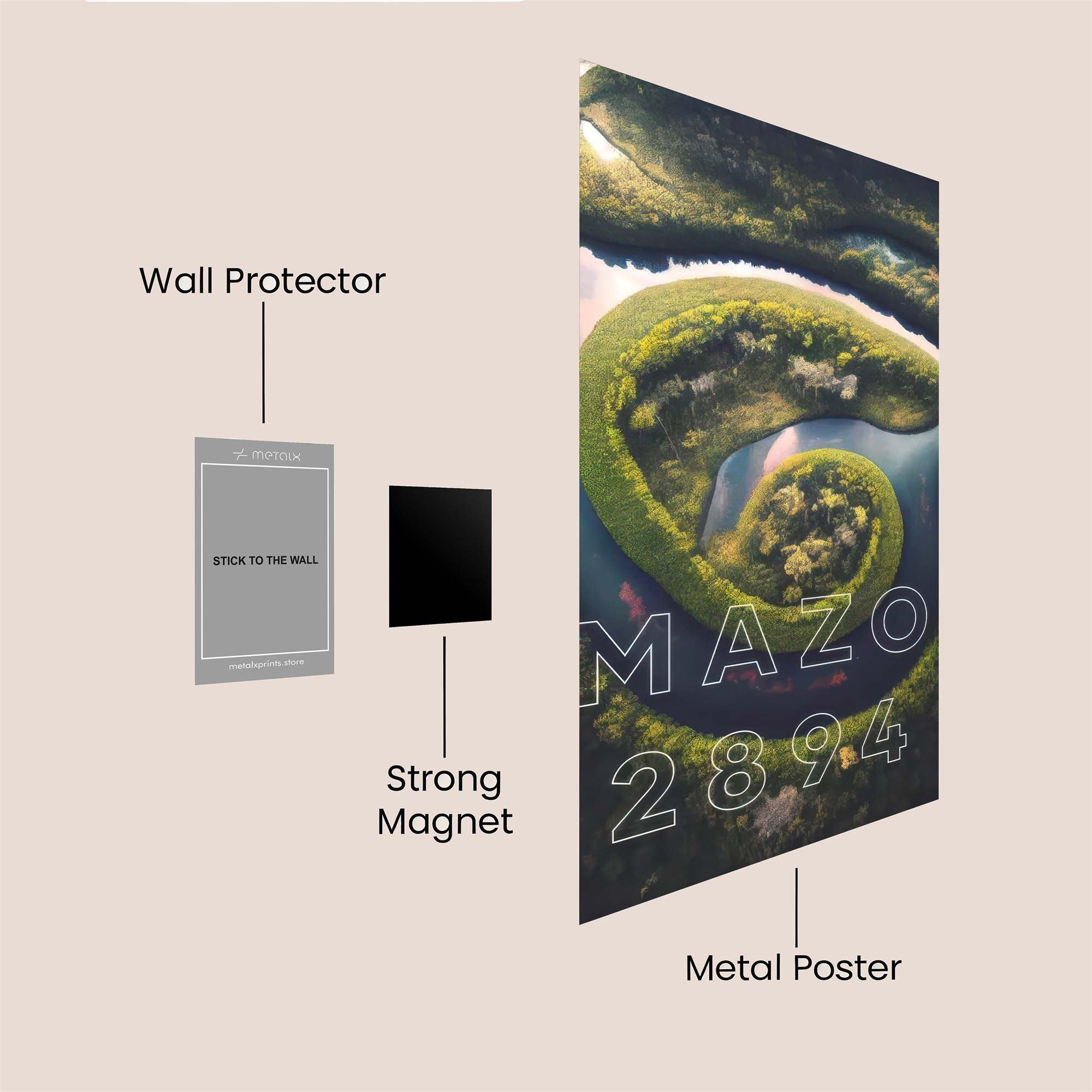 Amazon Serene Safe Wall Magnetic / M