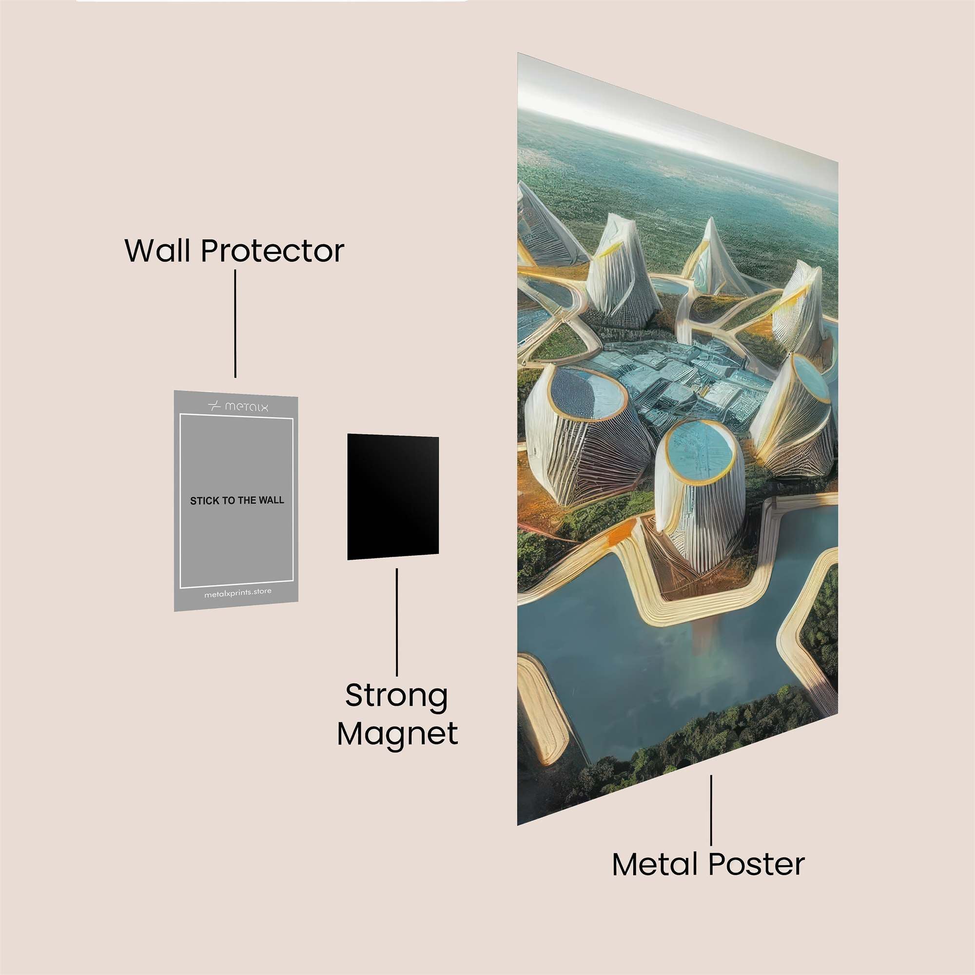 Future Harmony Safe Wall Magnetic / M
