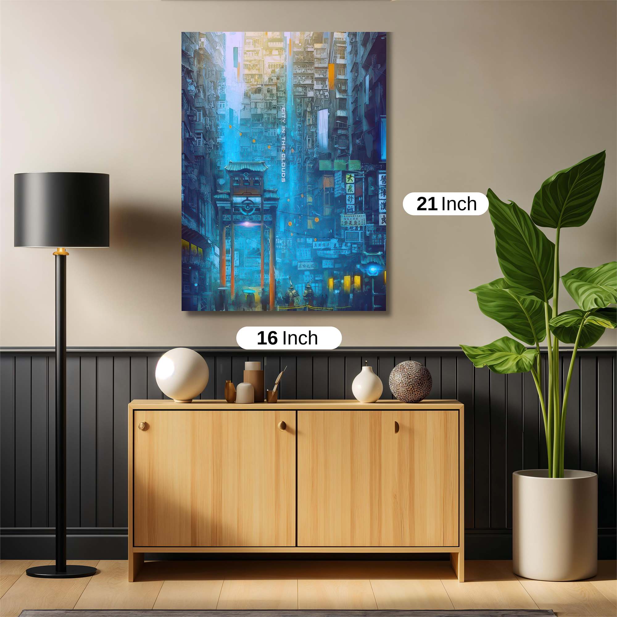 Neon Serenity Safe Wall Magnetic / M