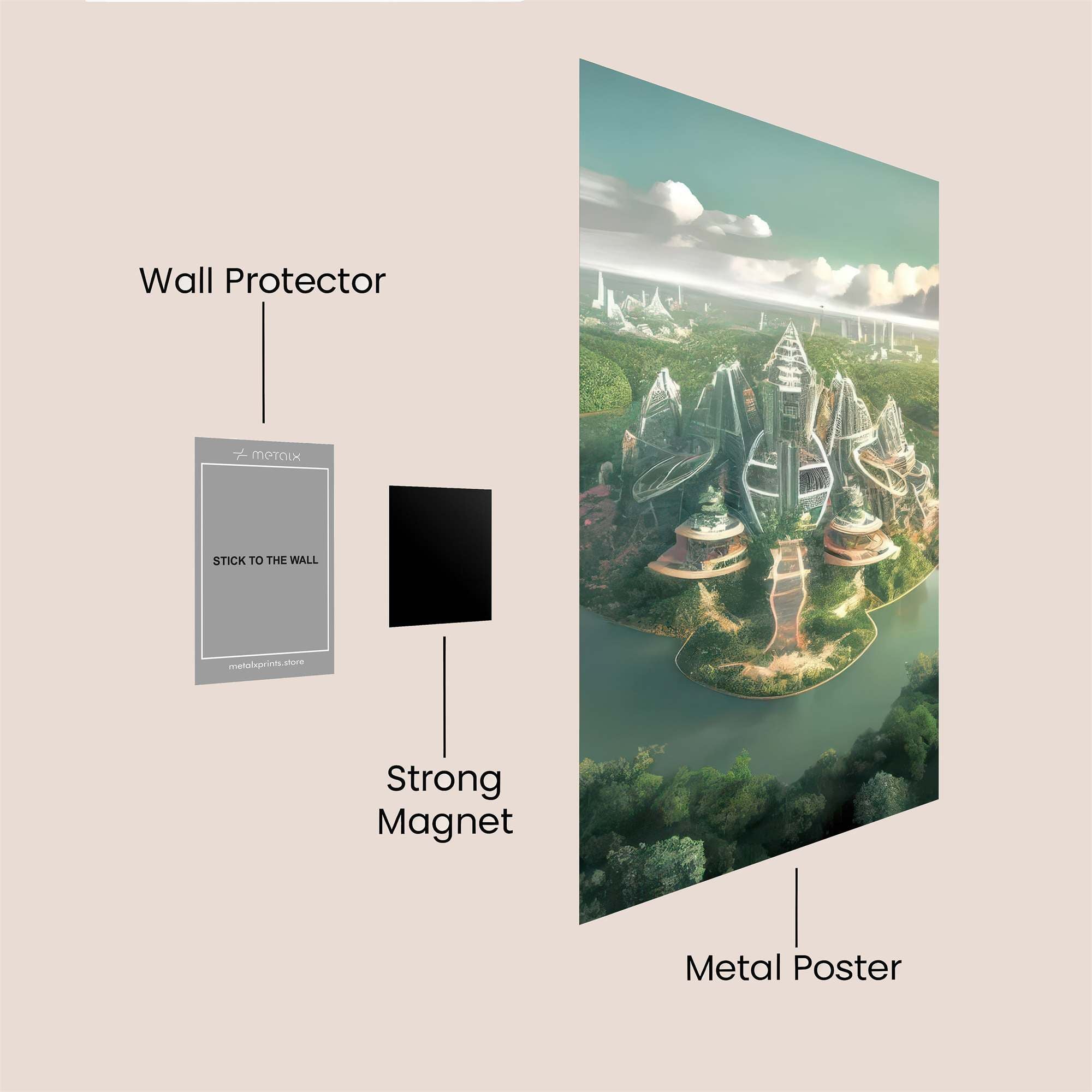Edenic Serenity Safe Wall Magnetic / M