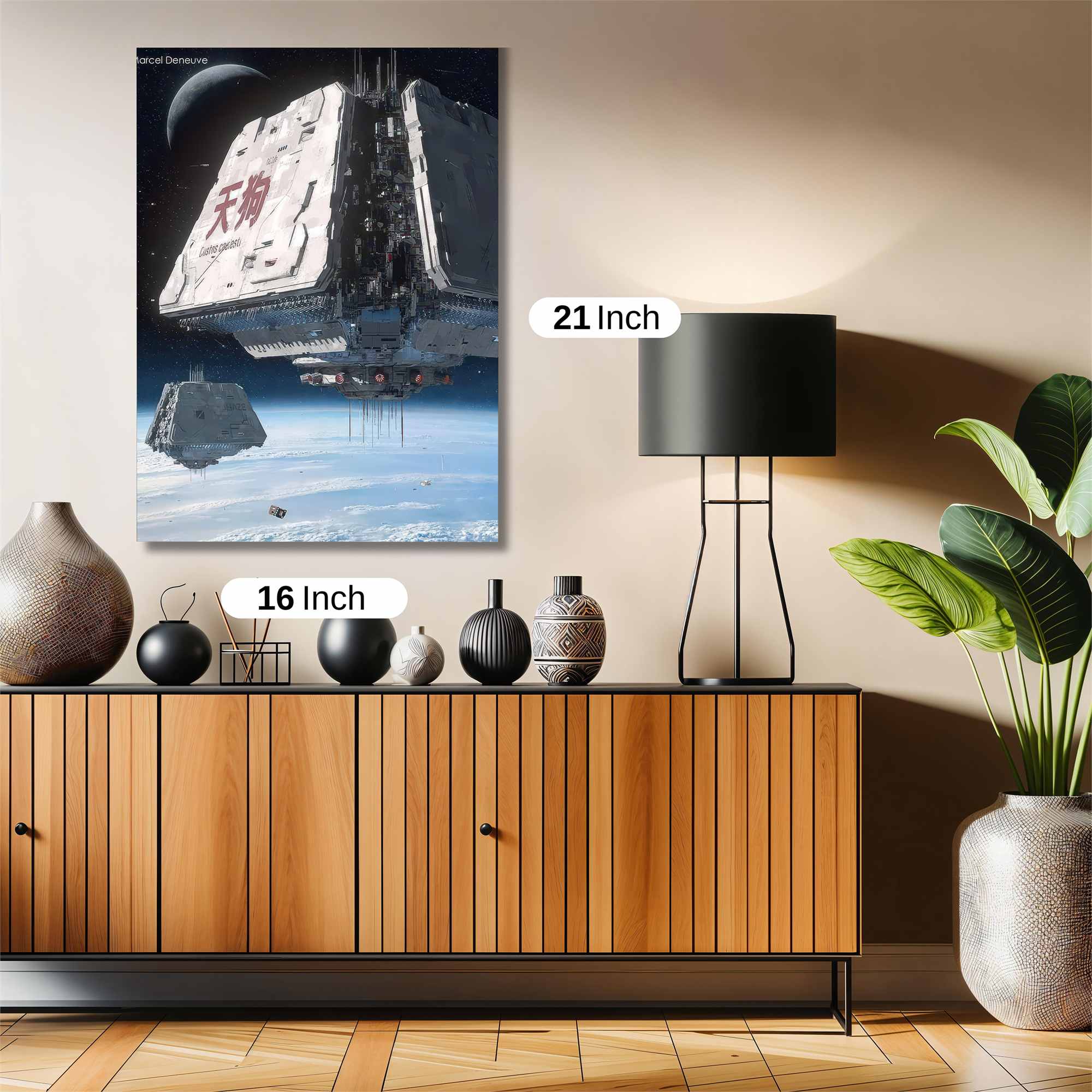 Deneuve Dreamscape Safe Wall Magnetic / M