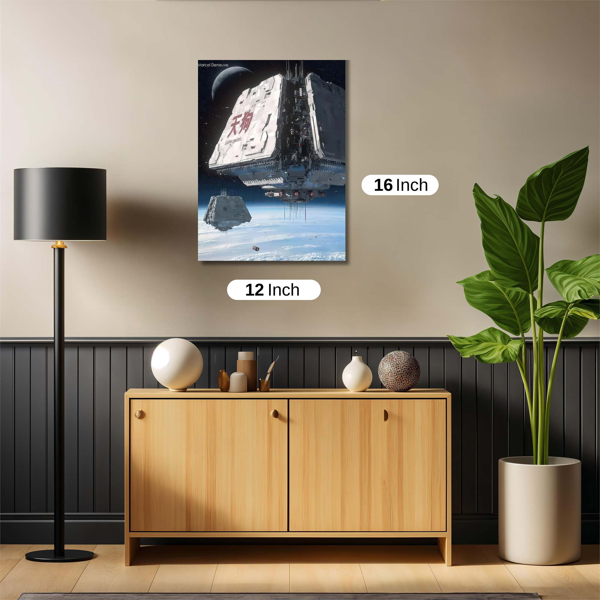 Deneuve Dreamscape Safe Wall Magnetic / M