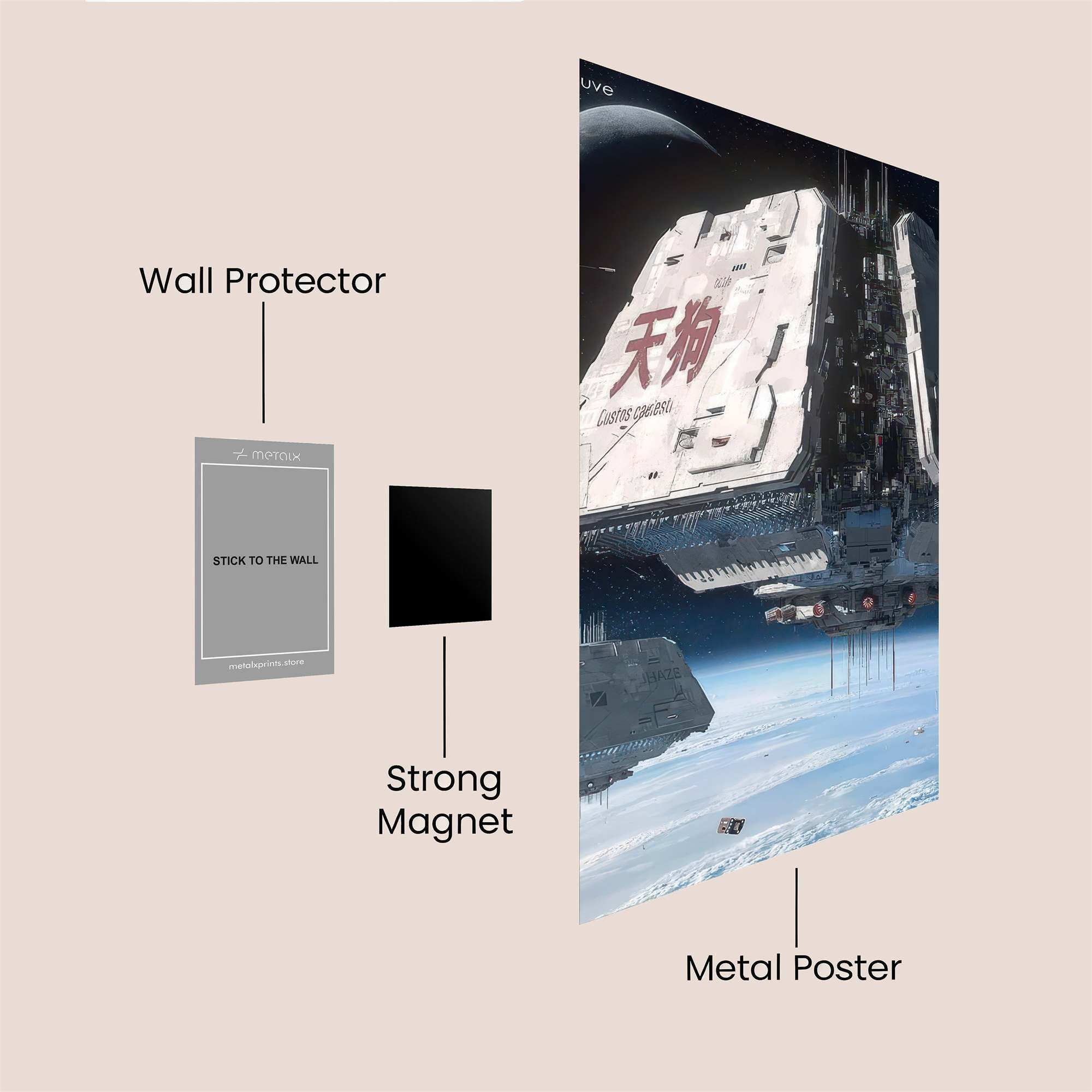 Deneuve Dreamscape Safe Wall Magnetic / M