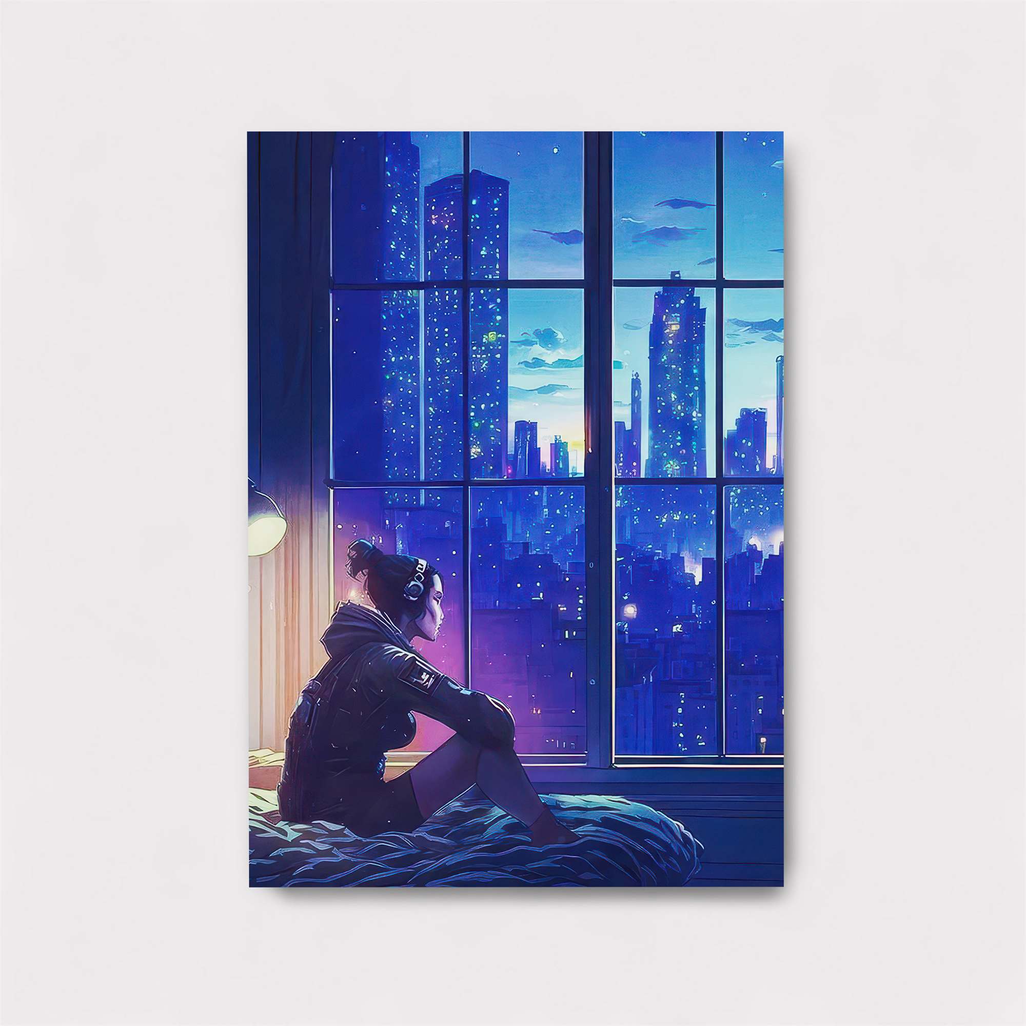 Cityscape Tranquil Safe Wall Magnetic / M