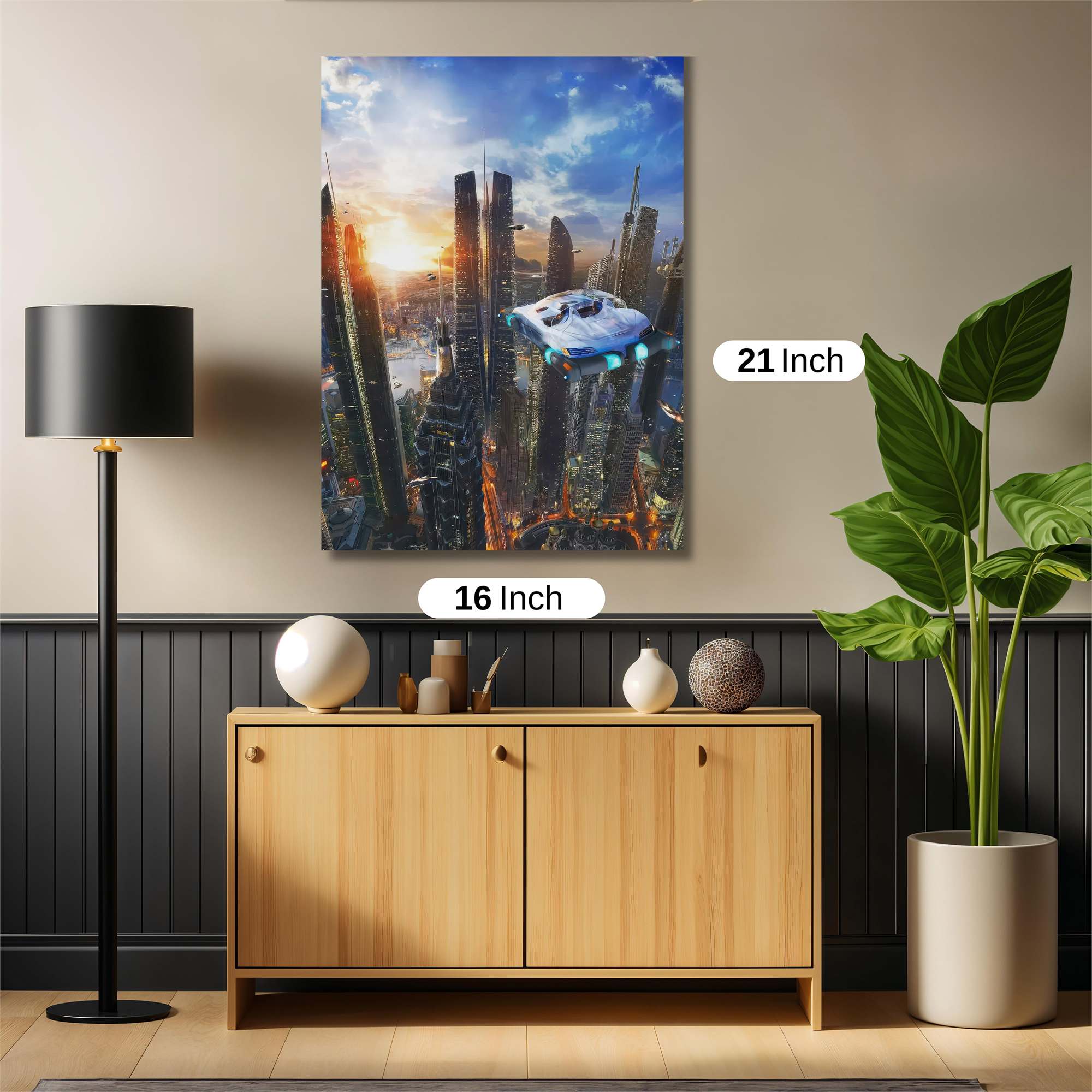 Skyward Serenity Safe Wall Magnetic / M