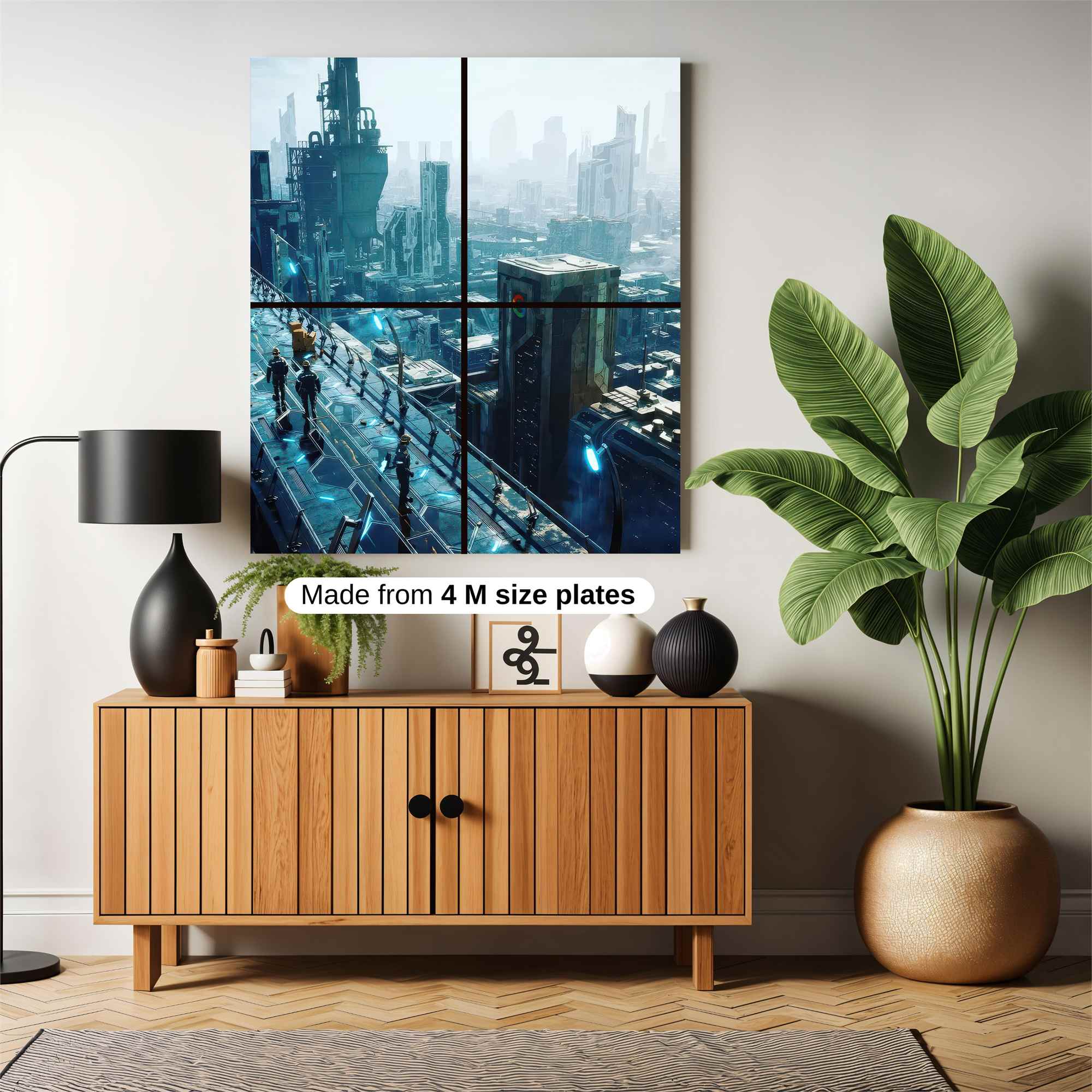 Neon Serenity Safe Wall Magnetic / M