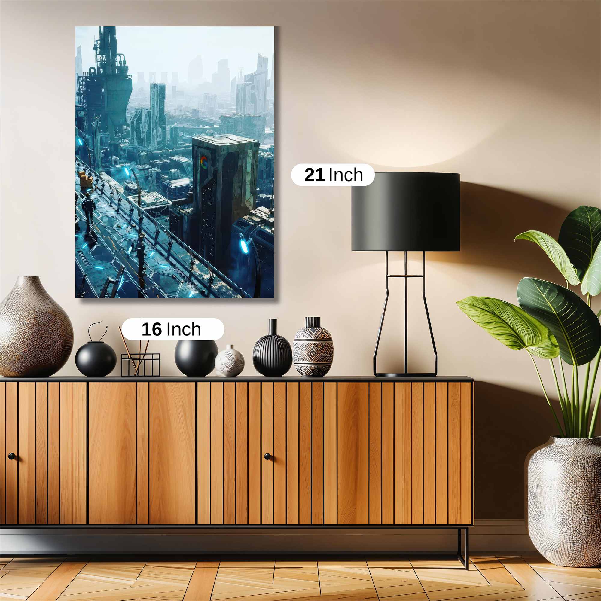 Neon Serenity Safe Wall Magnetic / M