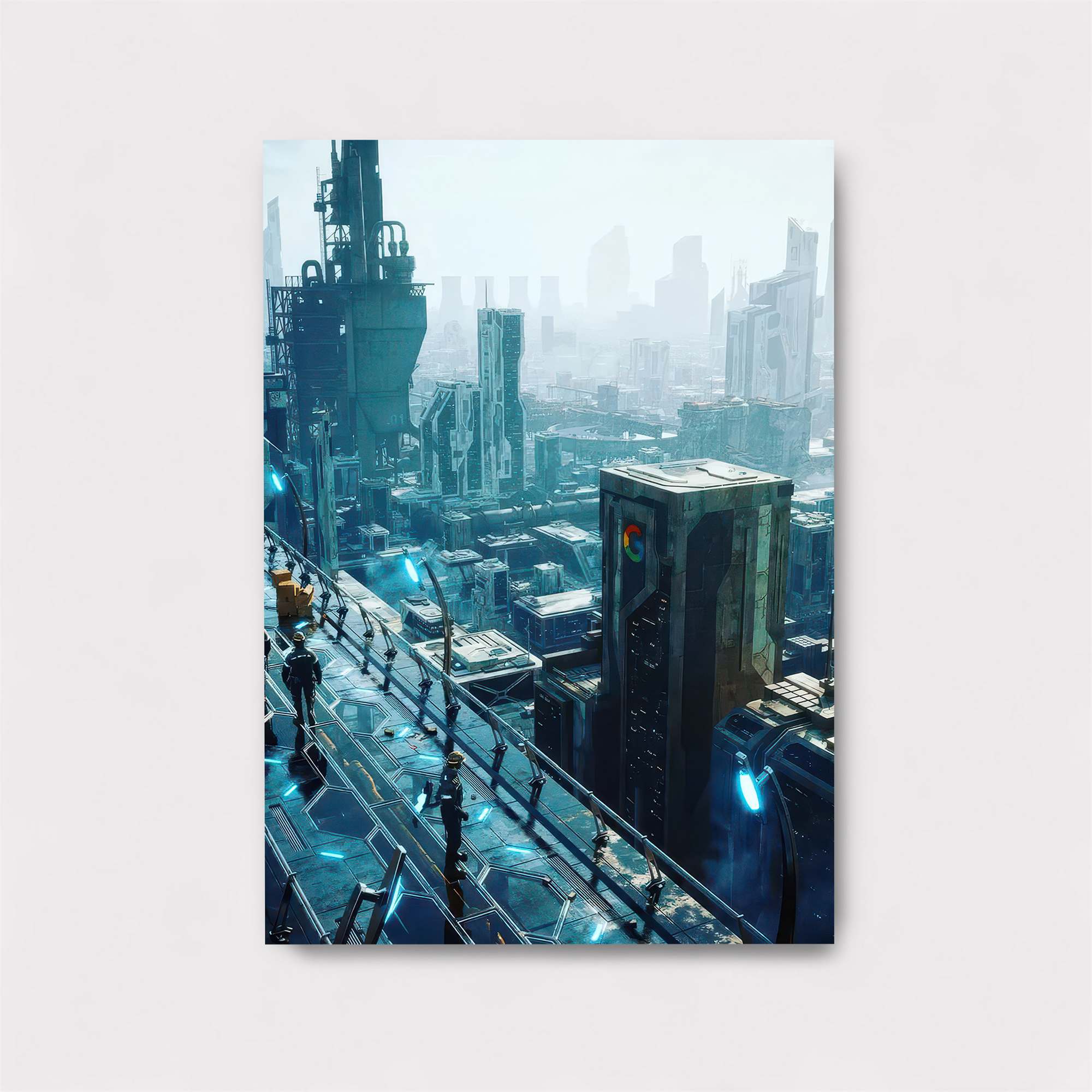 Neon Serenity Safe Wall Magnetic / M