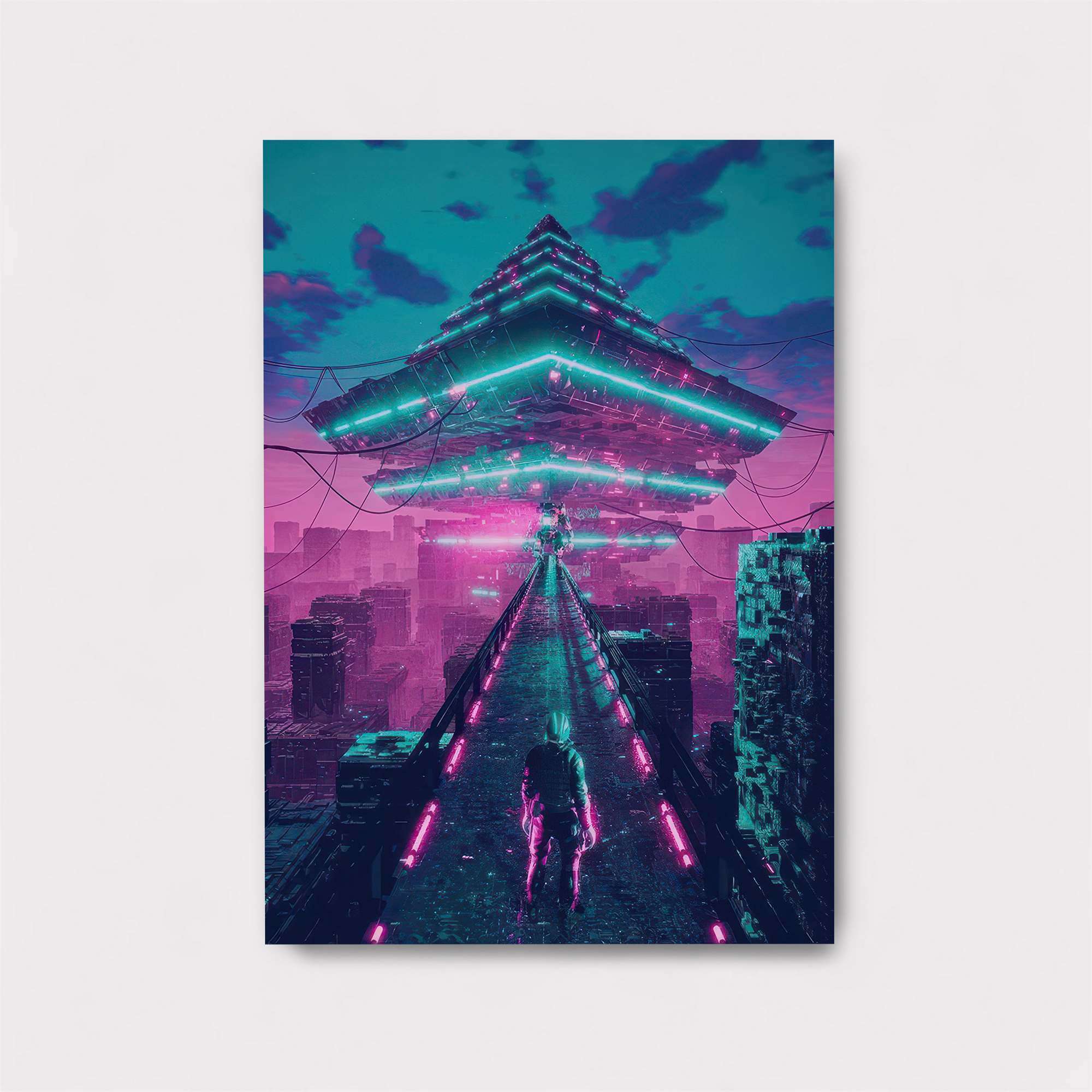 Pyramid Dreamscape Safe Wall Magnetic / M