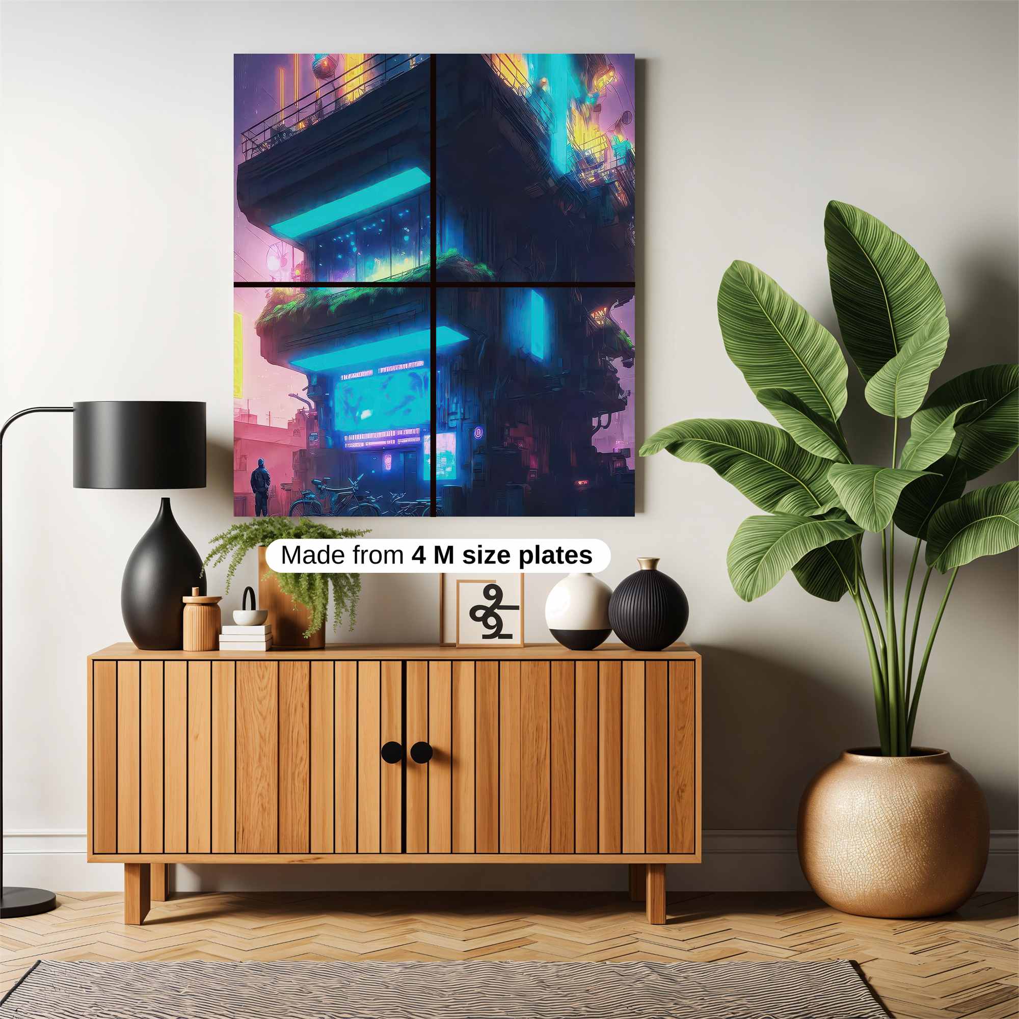 Neon Oasis Safe Wall Magnetic / M