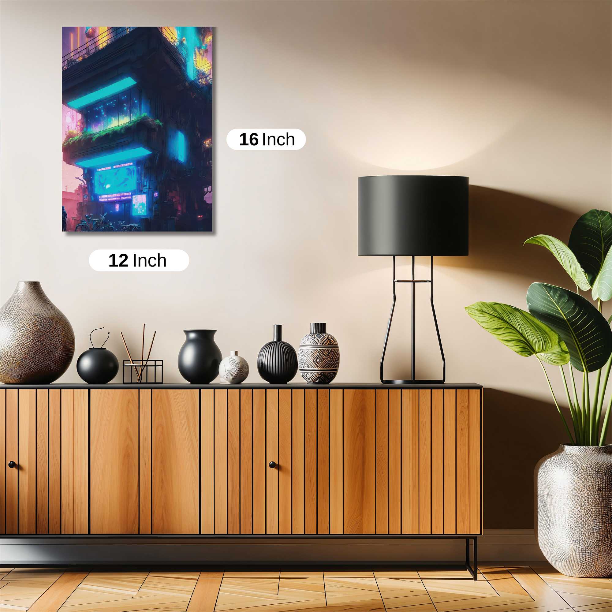 Neon Oasis Safe Wall Magnetic / M