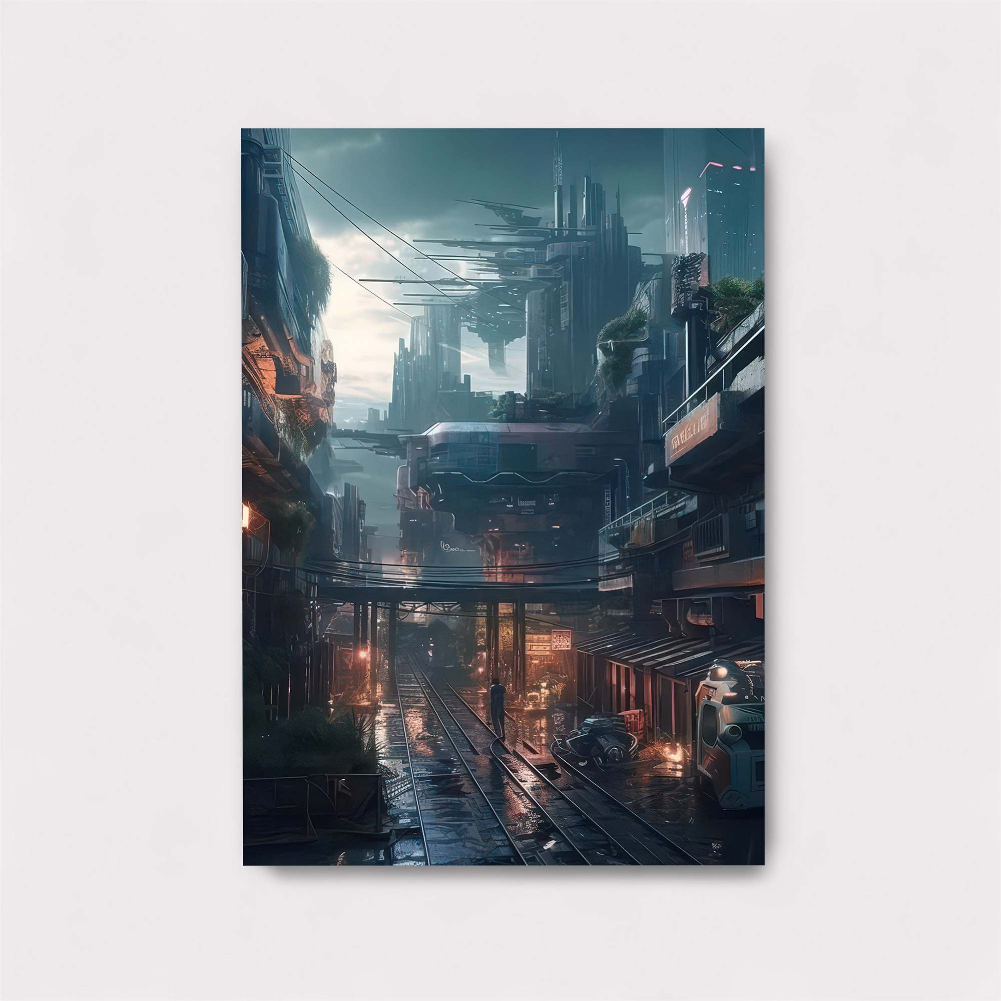 Cyberpunk Dreamscape Safe Wall Magnetic / M