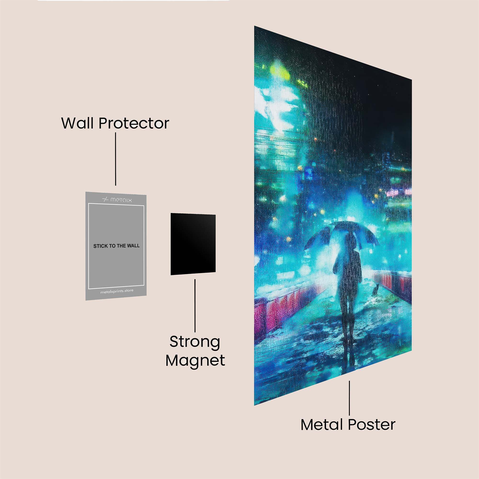 CitySolitude Safe Wall Magnetic / M