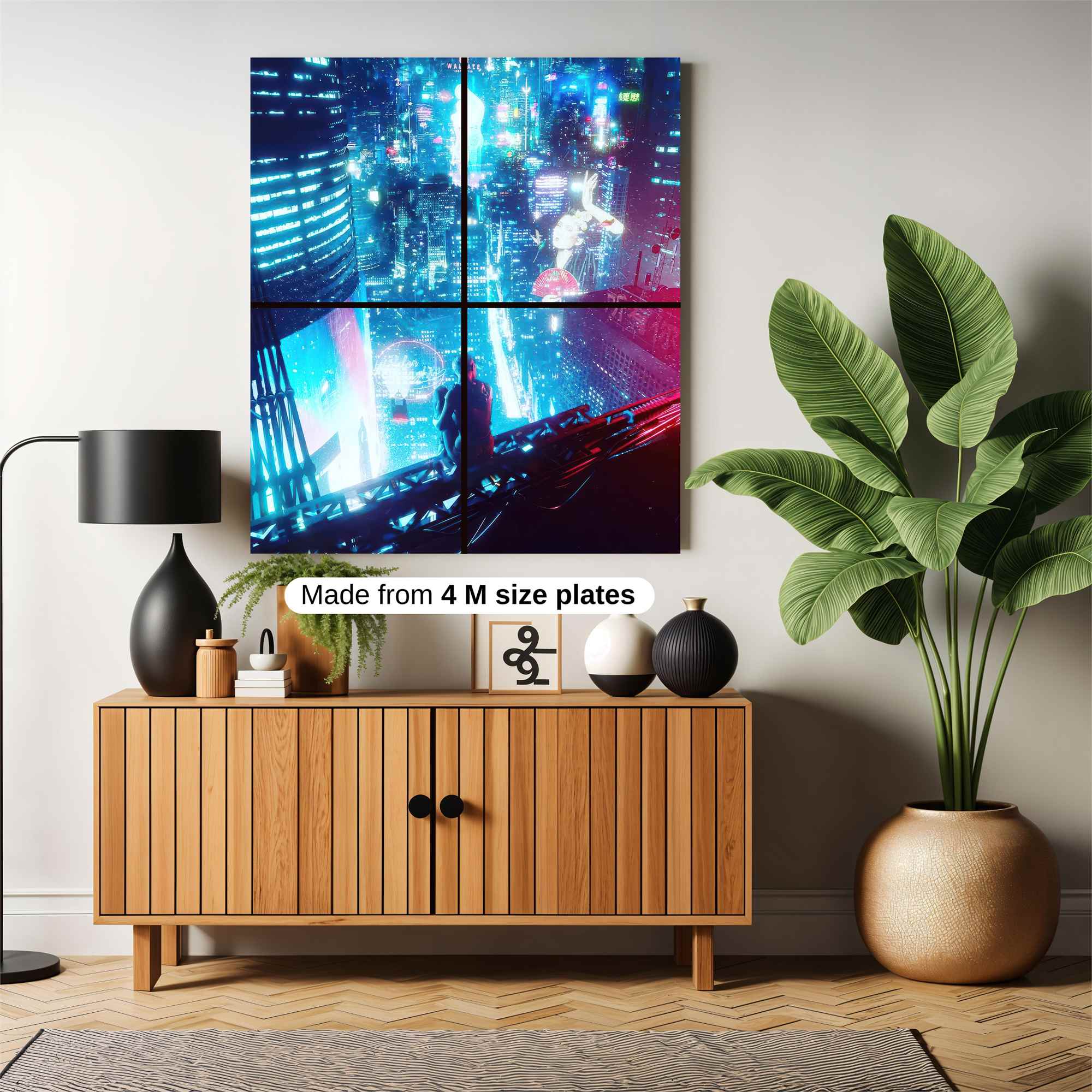 Cyberpunk Solitude Safe Wall Magnetic / M