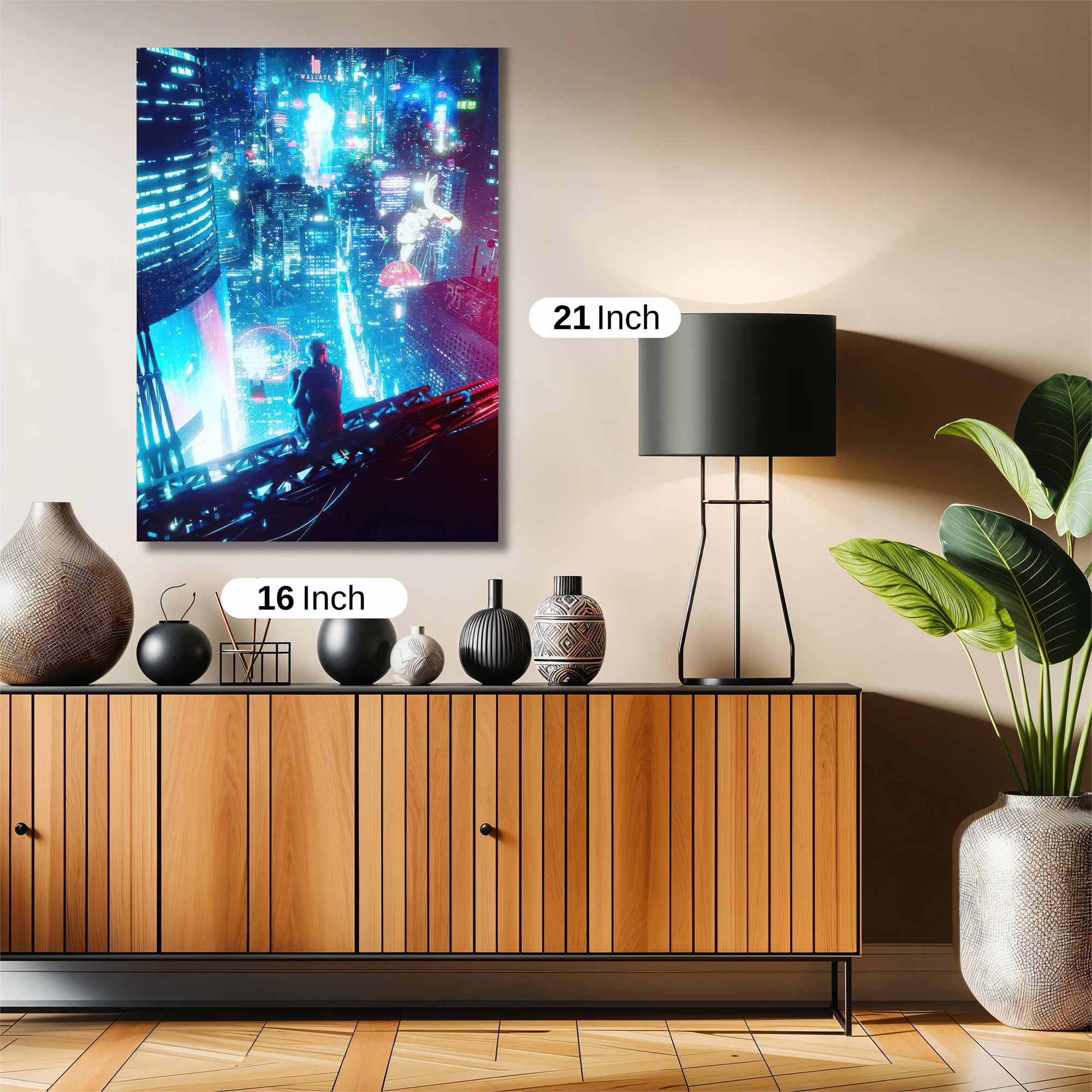 Cyberpunk Solitude Safe Wall Magnetic / M