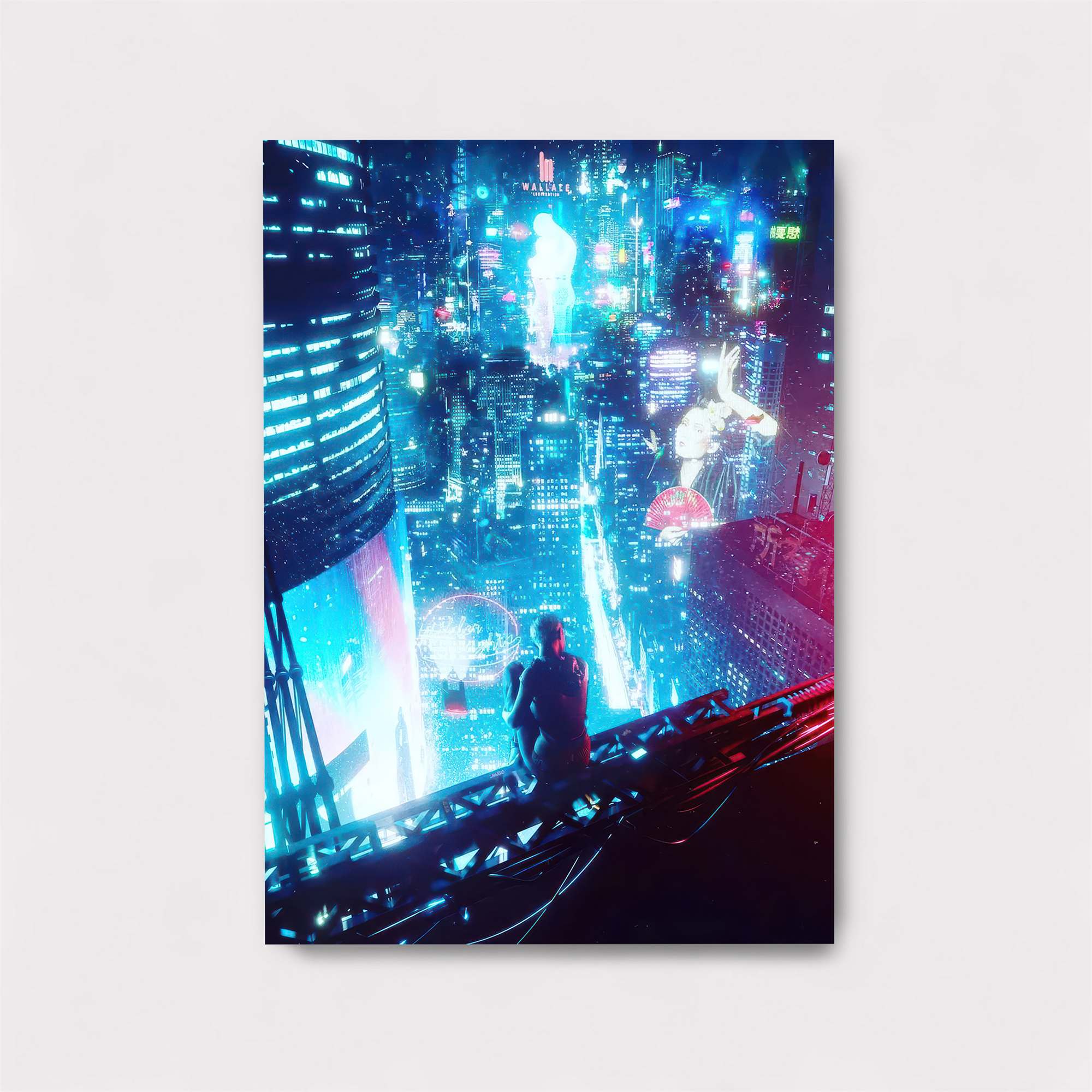 Cyberpunk Solitude Safe Wall Magnetic / M